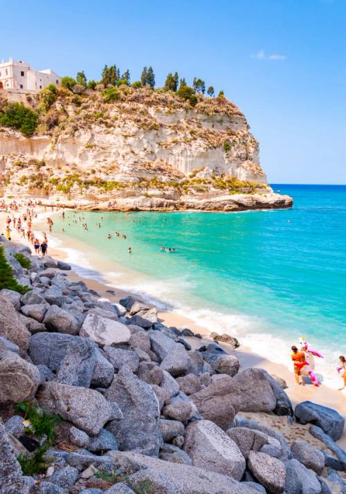 spiaggia cattedrale di tropea