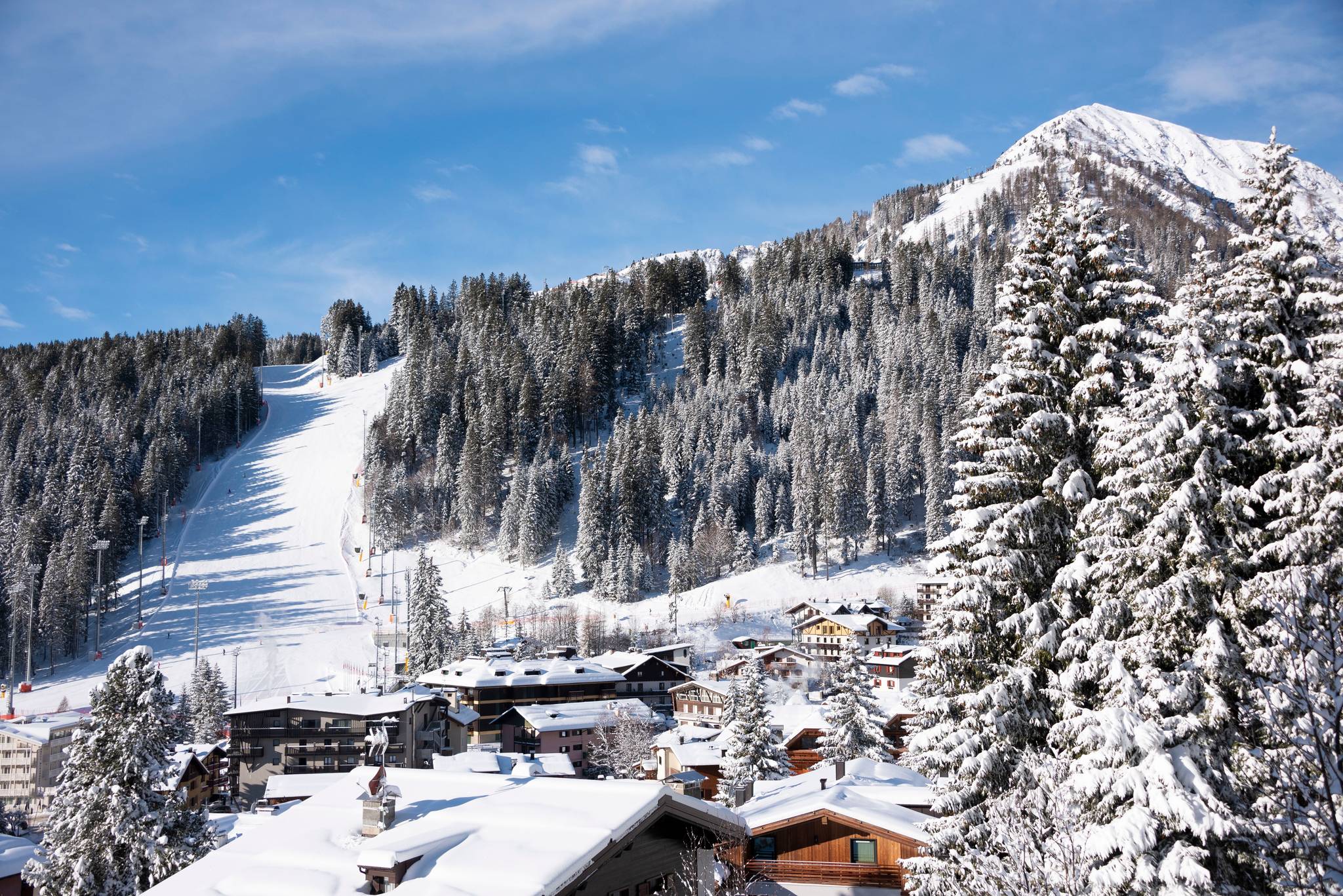 pista da sci madonna di campiglio