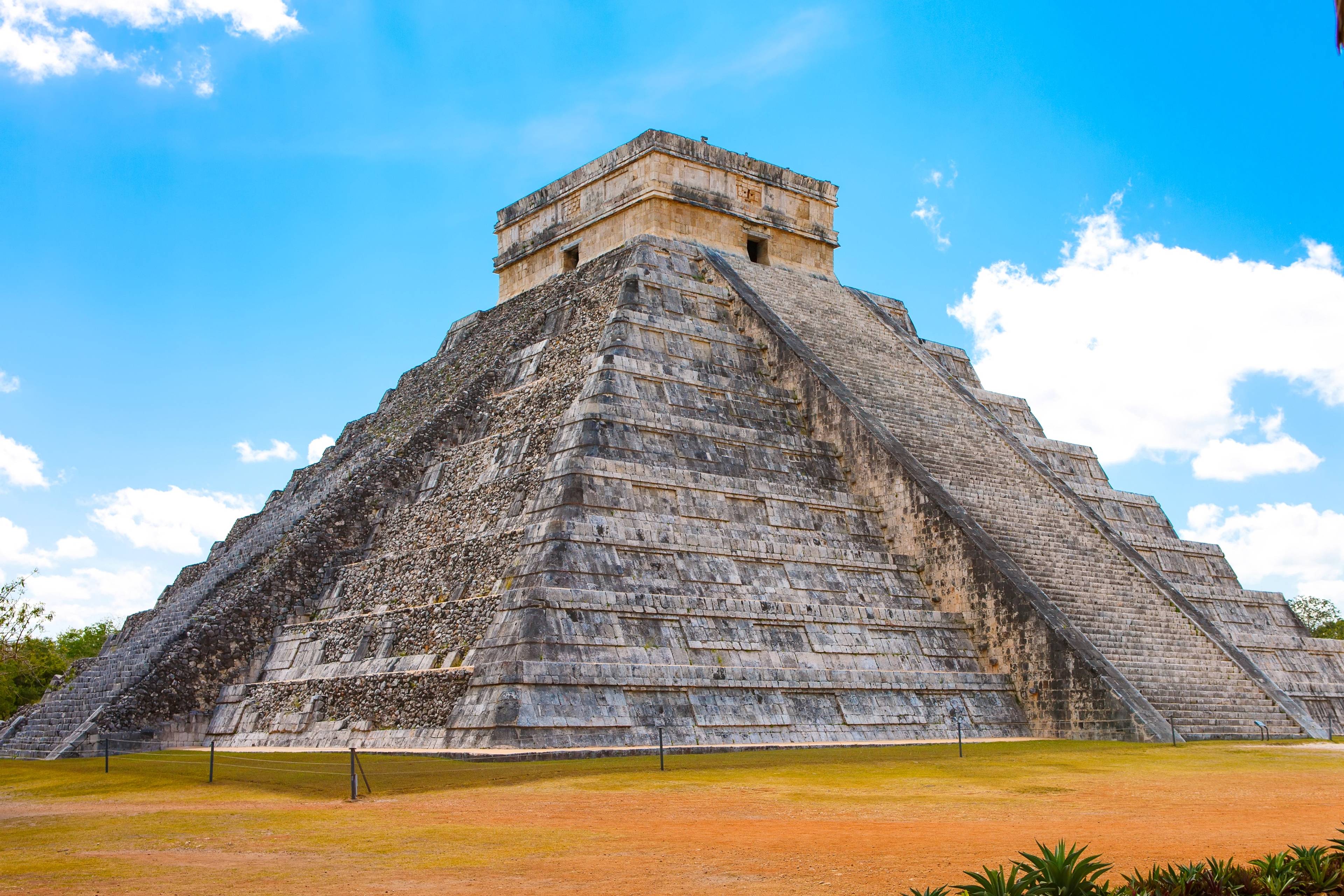 Piramide Maya in Messico