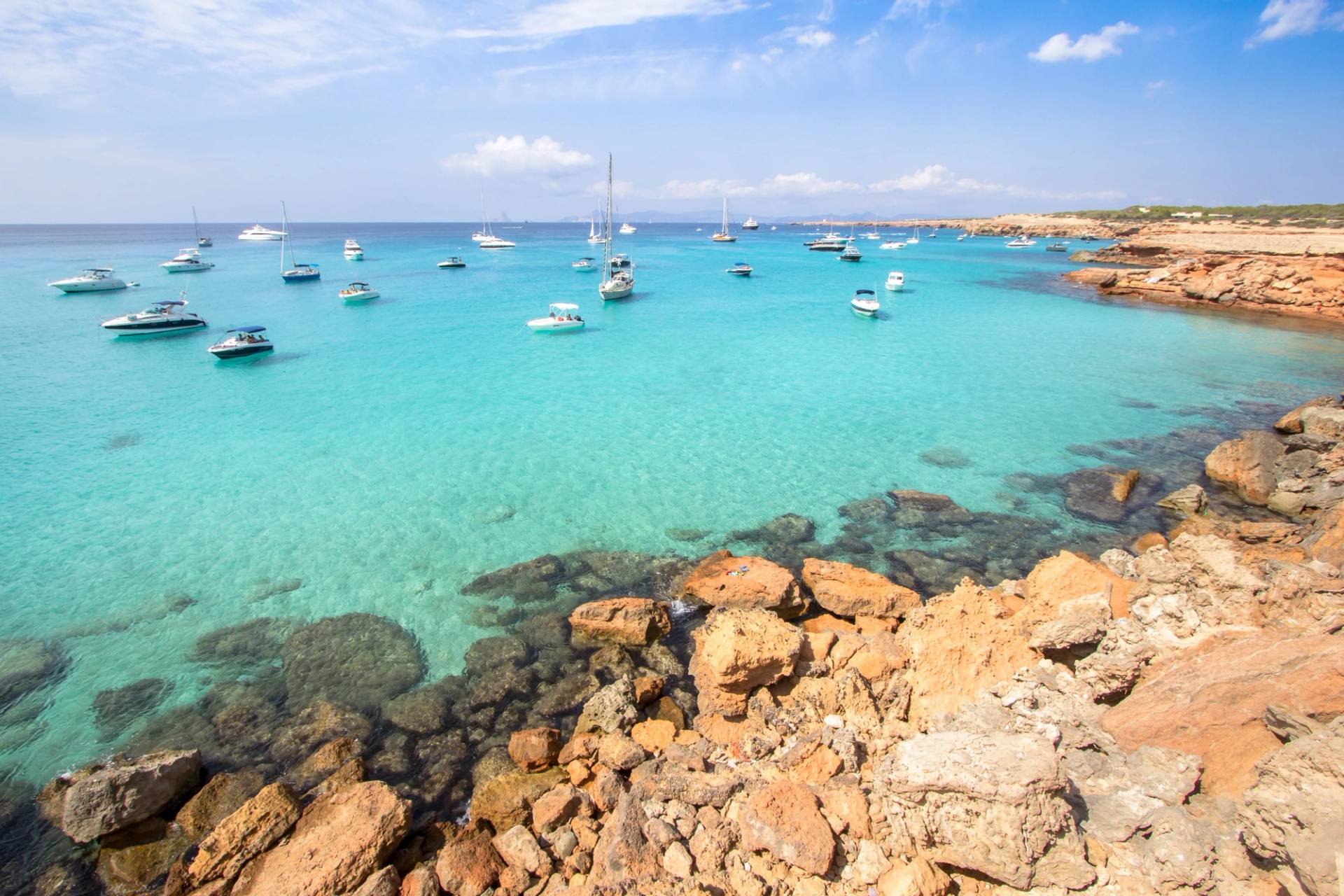 beautiful beach in formentera