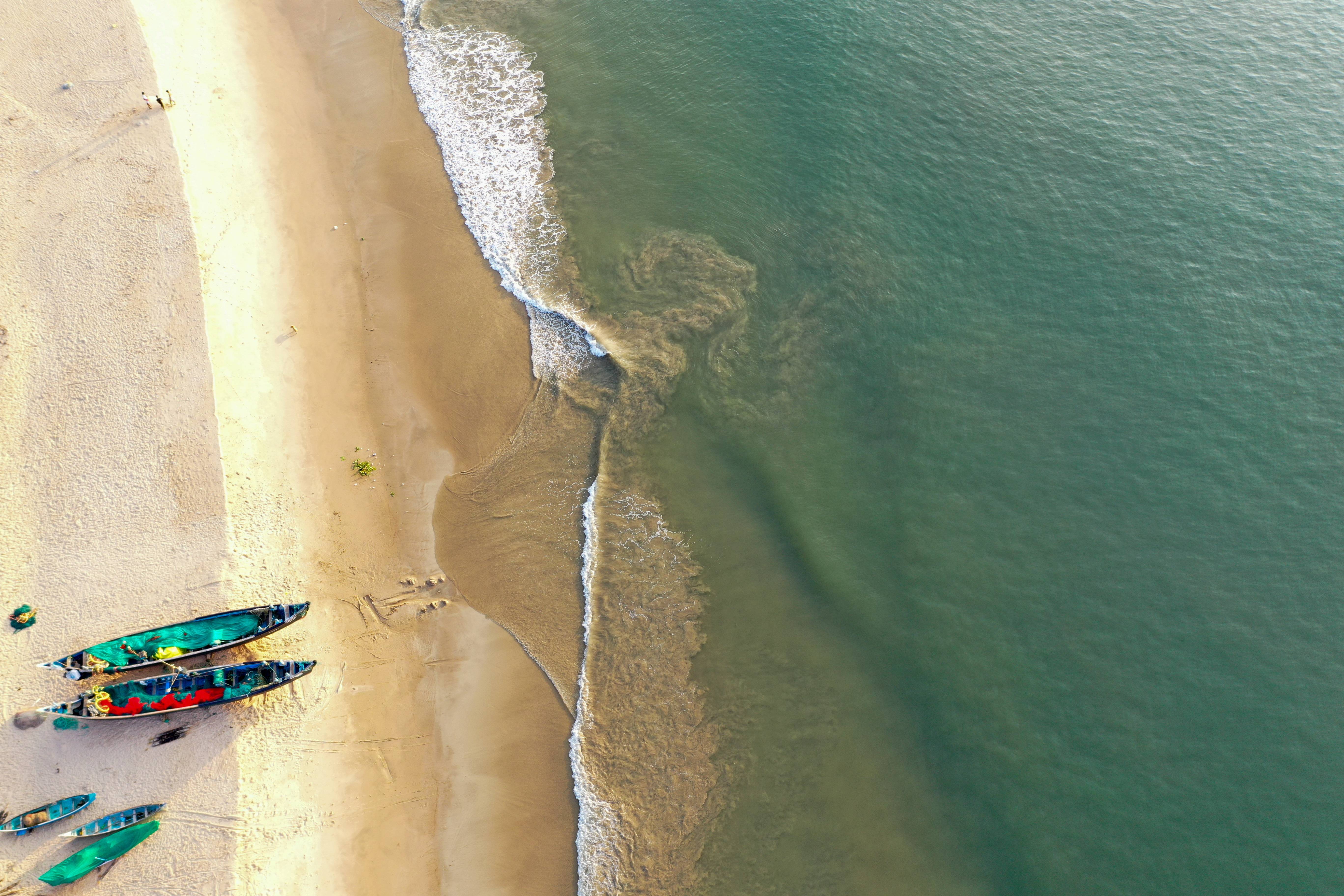 spiaggia dall'alto