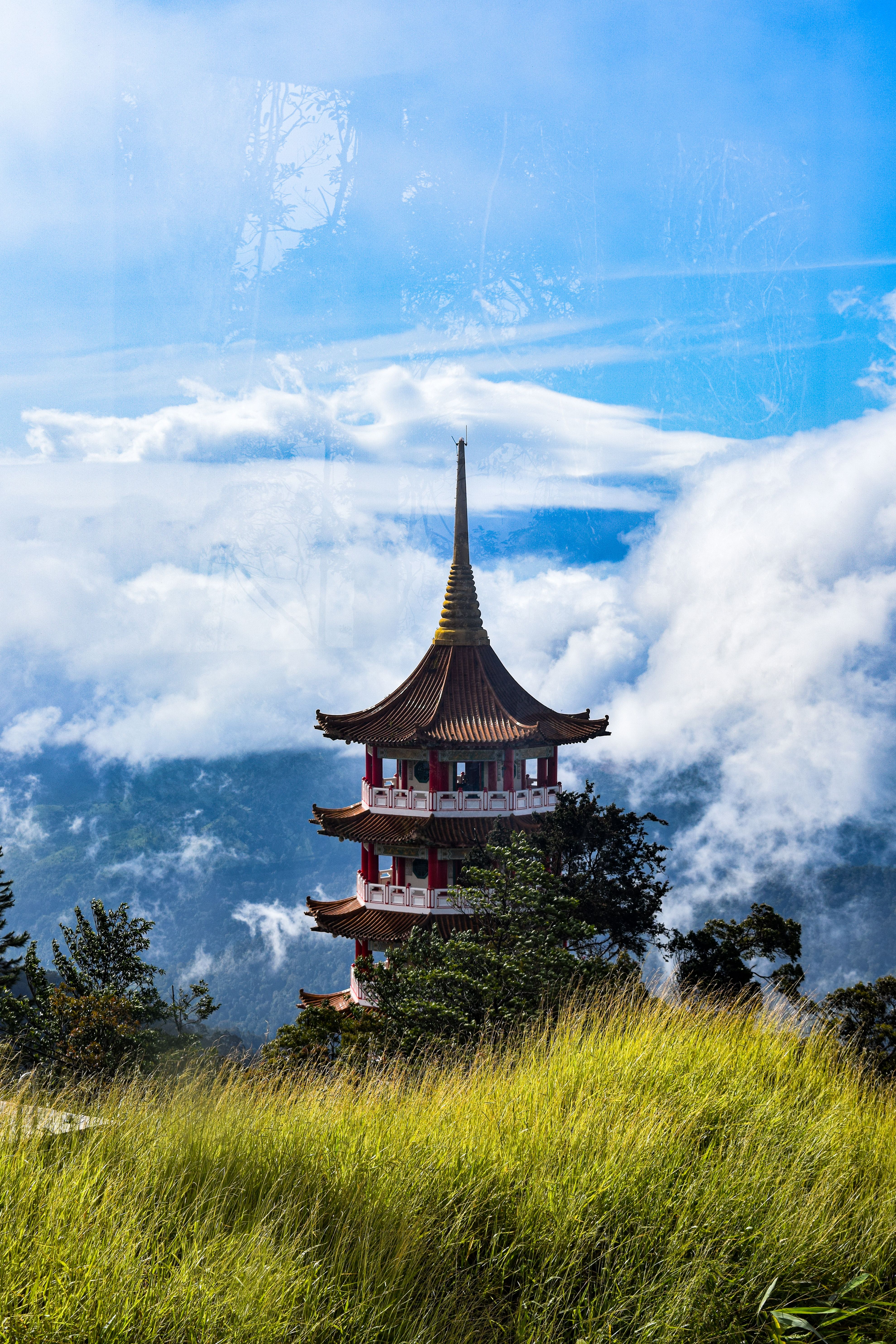 tempio nel cielo malesia