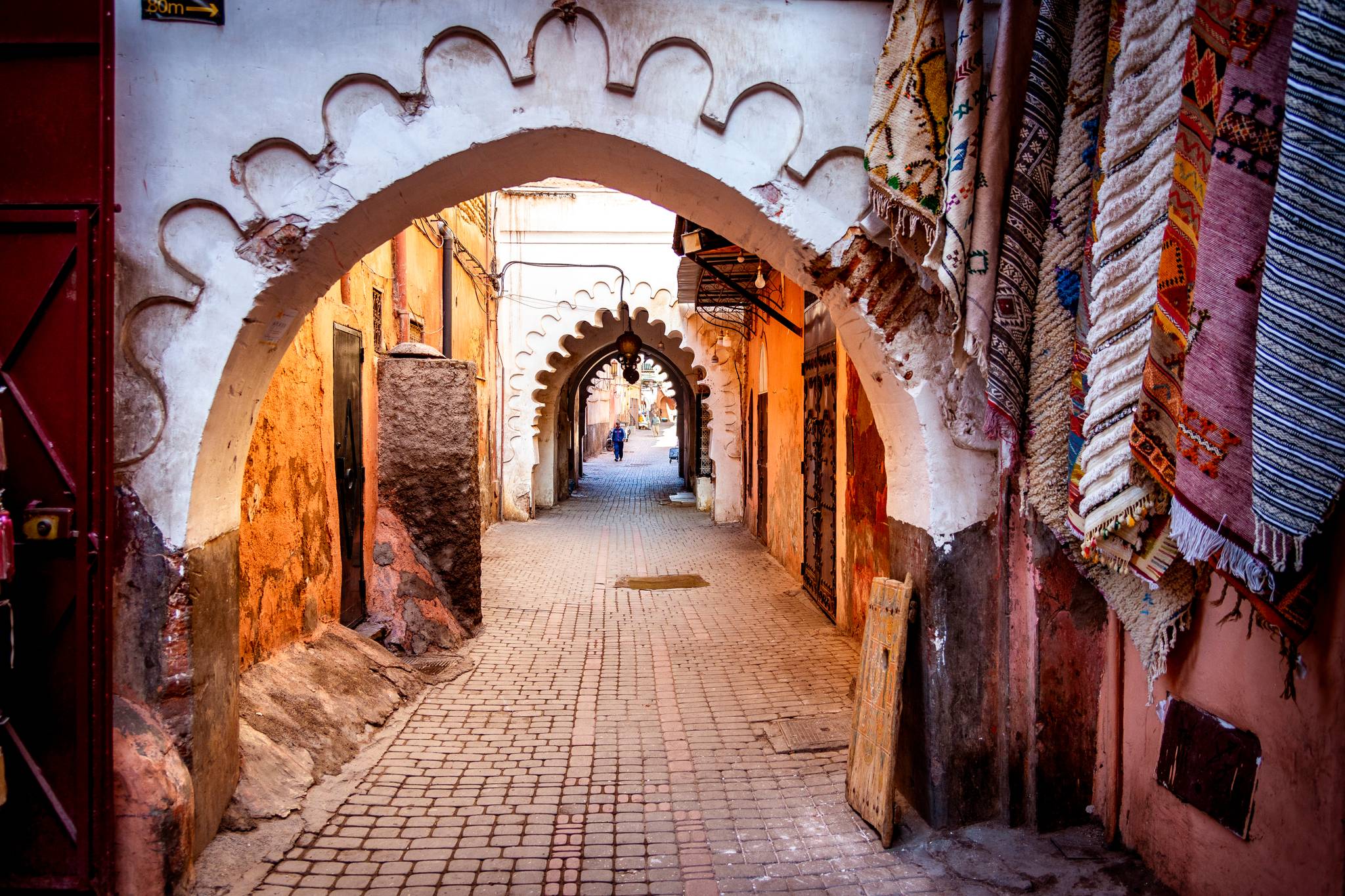 street with arches
