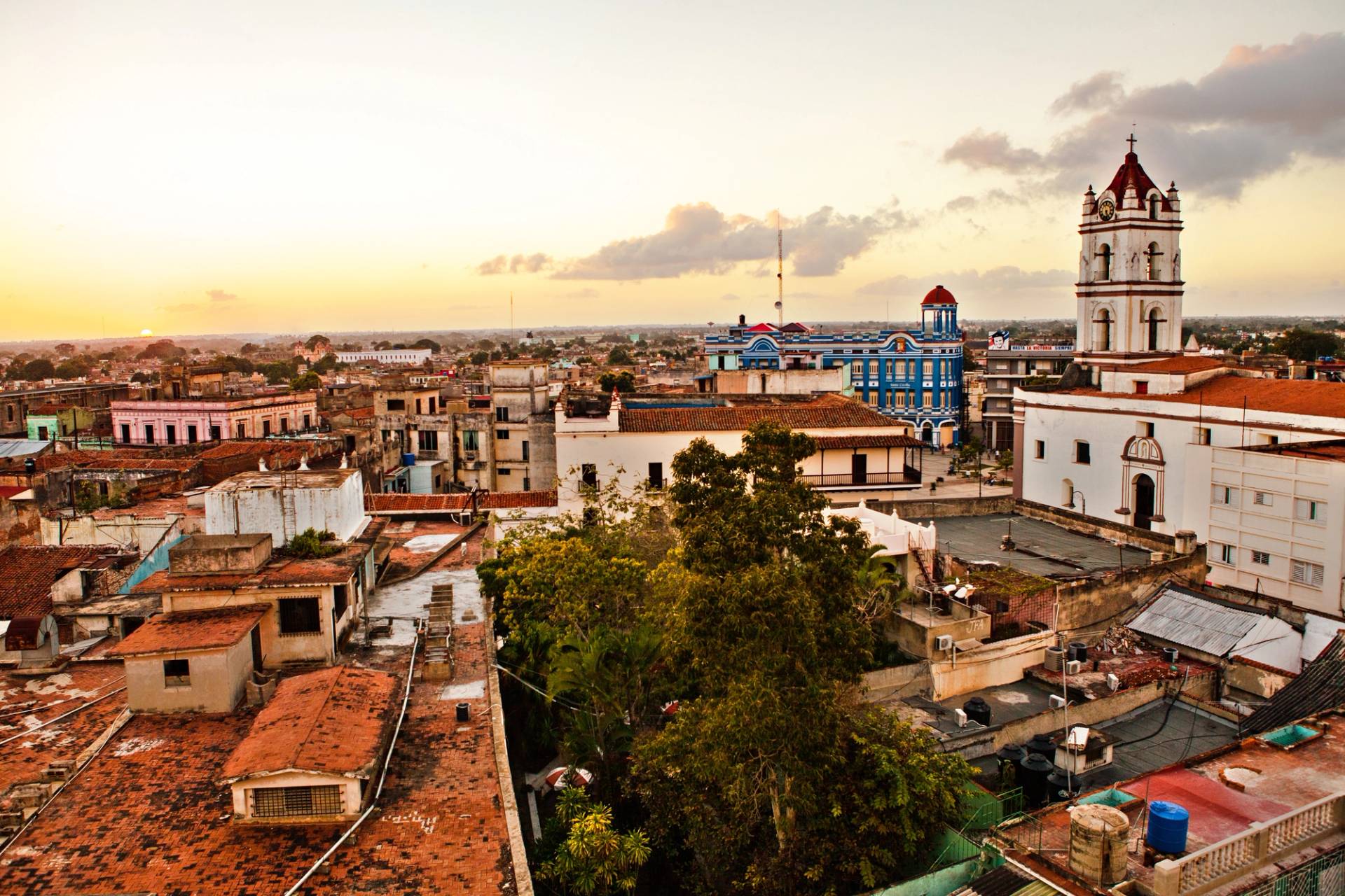 panoramic view from above of Camaguey 