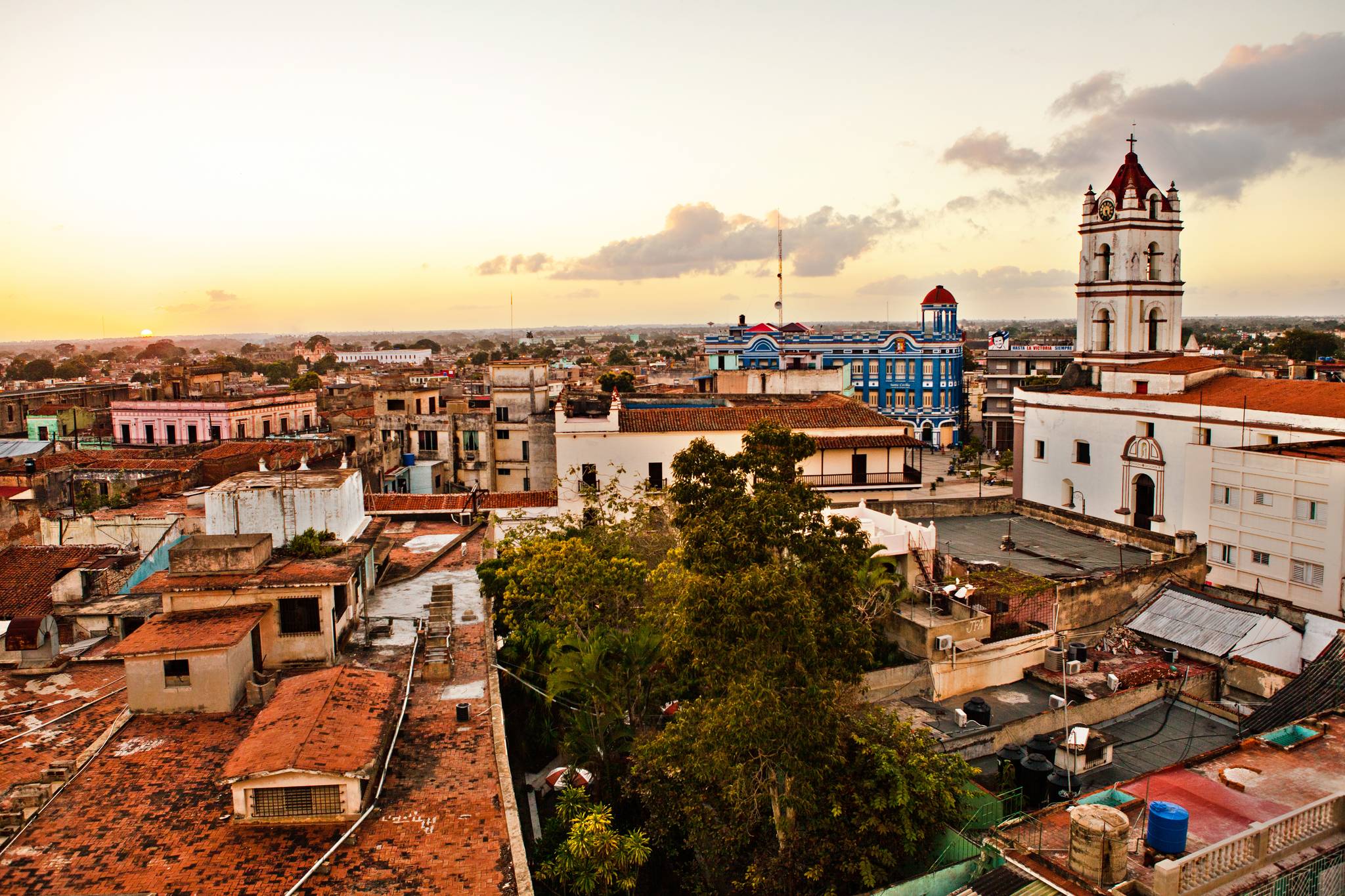 panorama dall alto di camaguey 