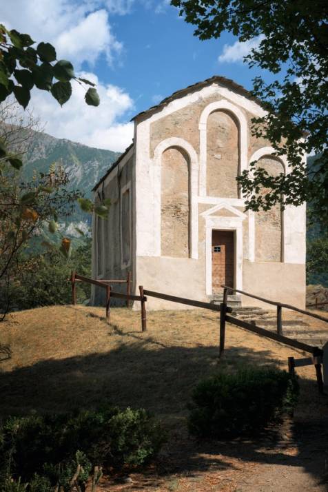 facciata del monastero di novalesa