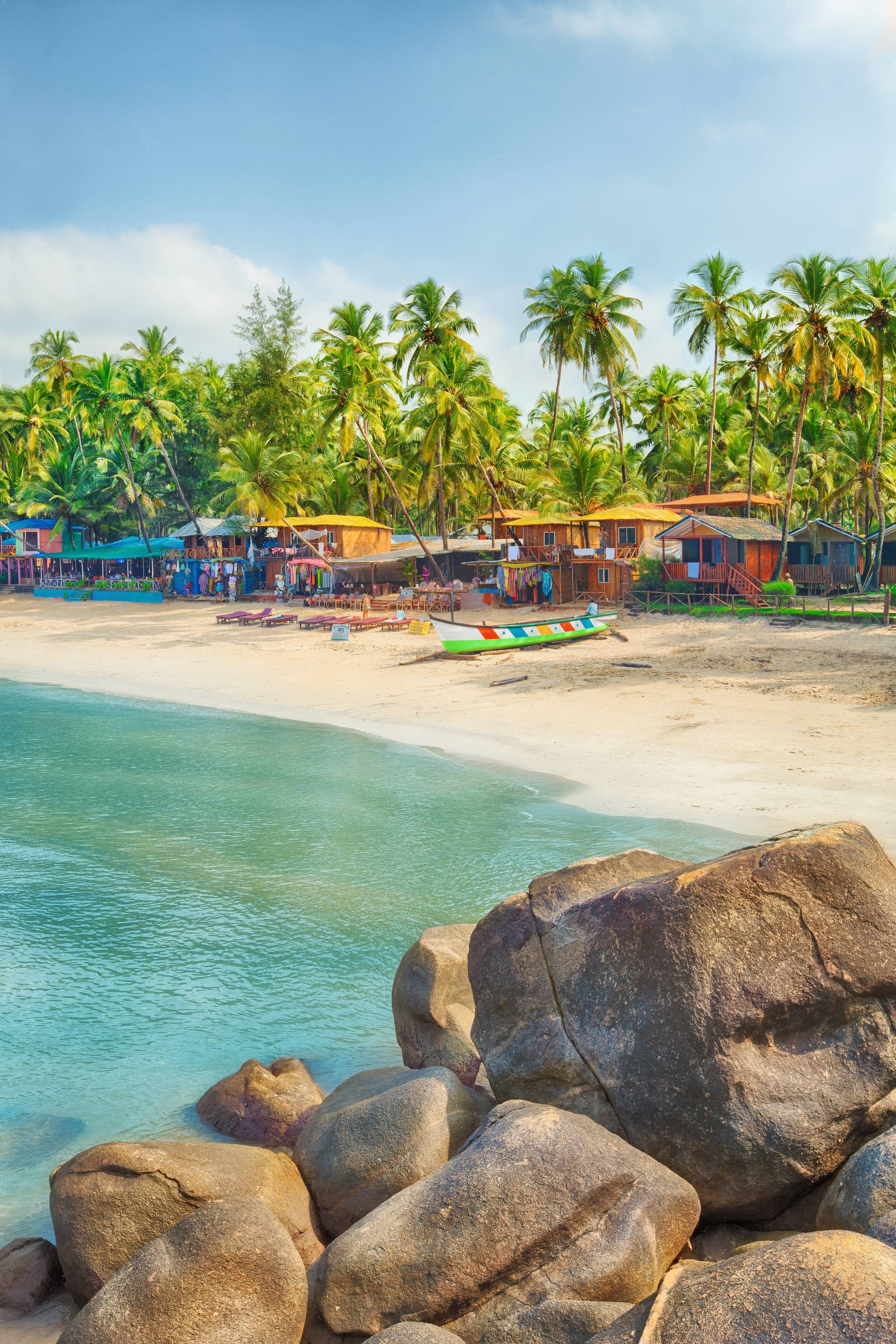 spiaggia a goa in india