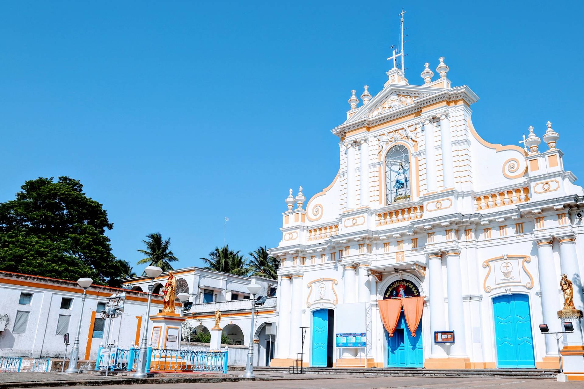 white church