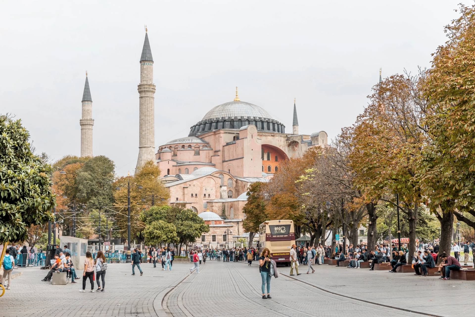 vista sulla moschea blu di istanbul