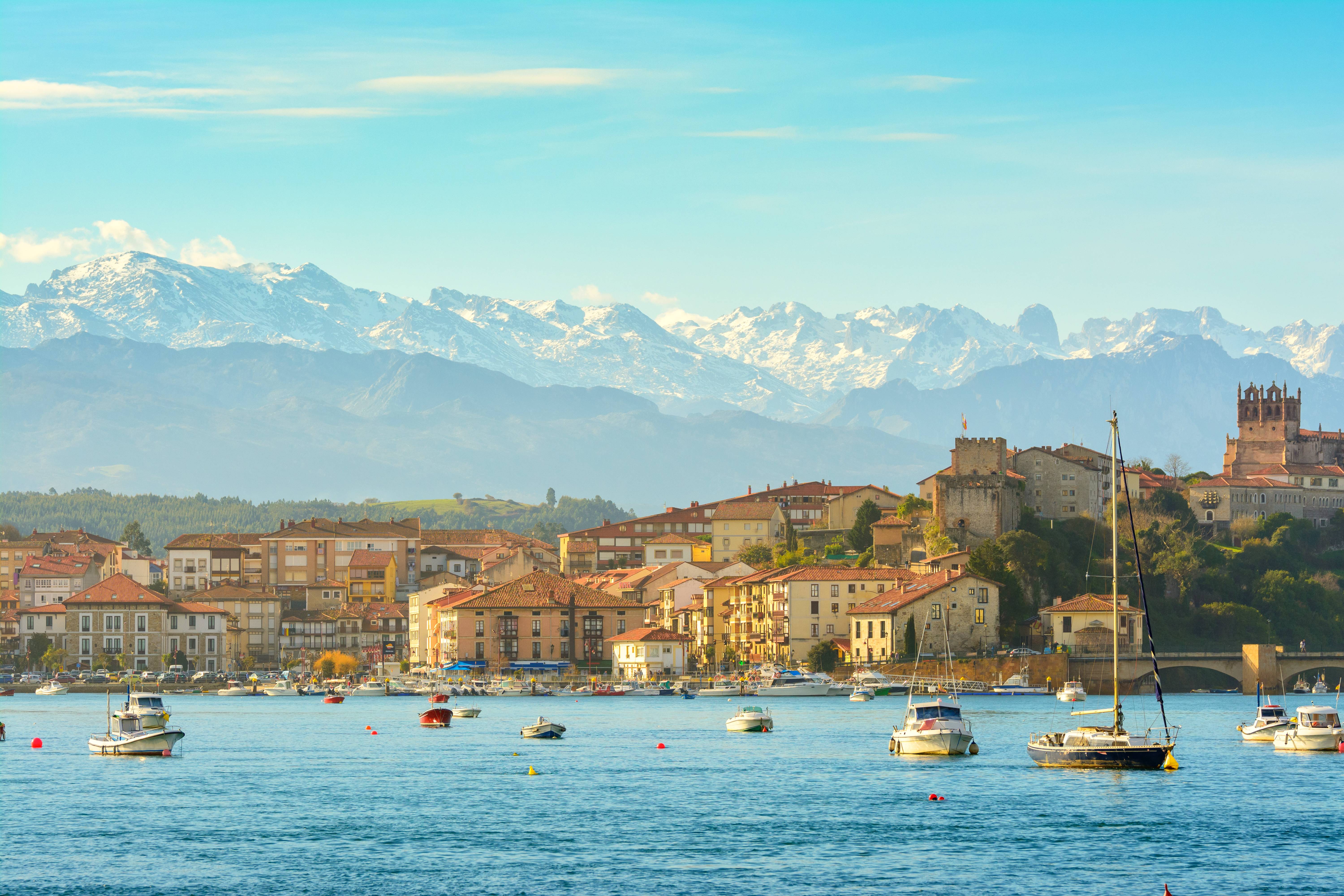 santander vista su mare e montagna spagna