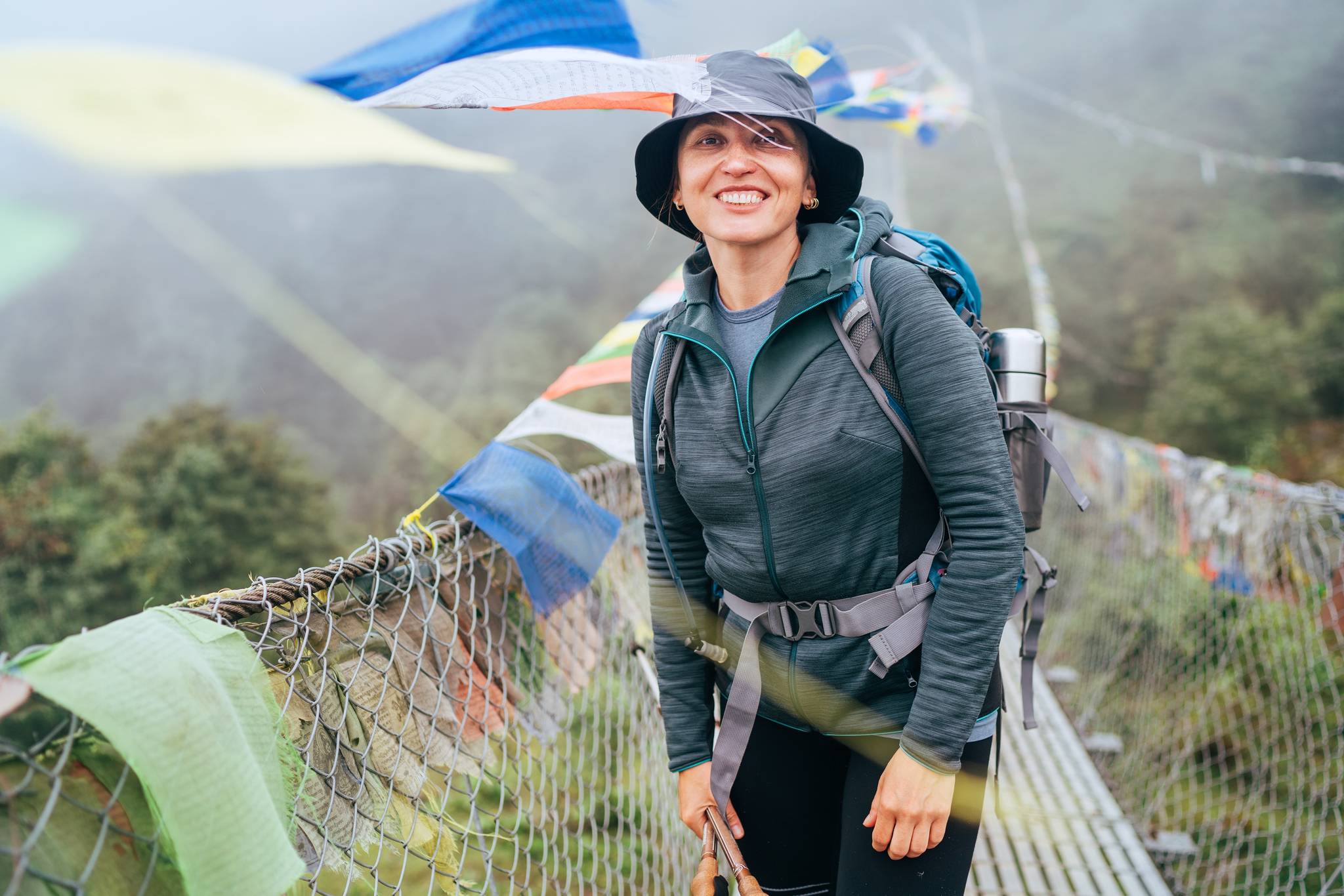 escursionista a lukla