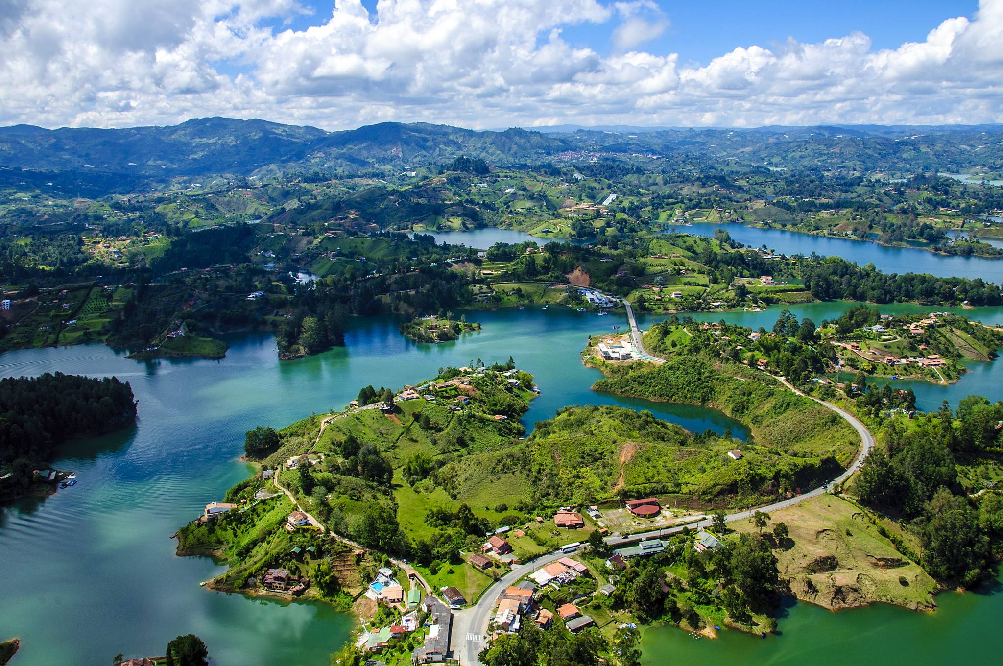 vista panoramica sulla colombia