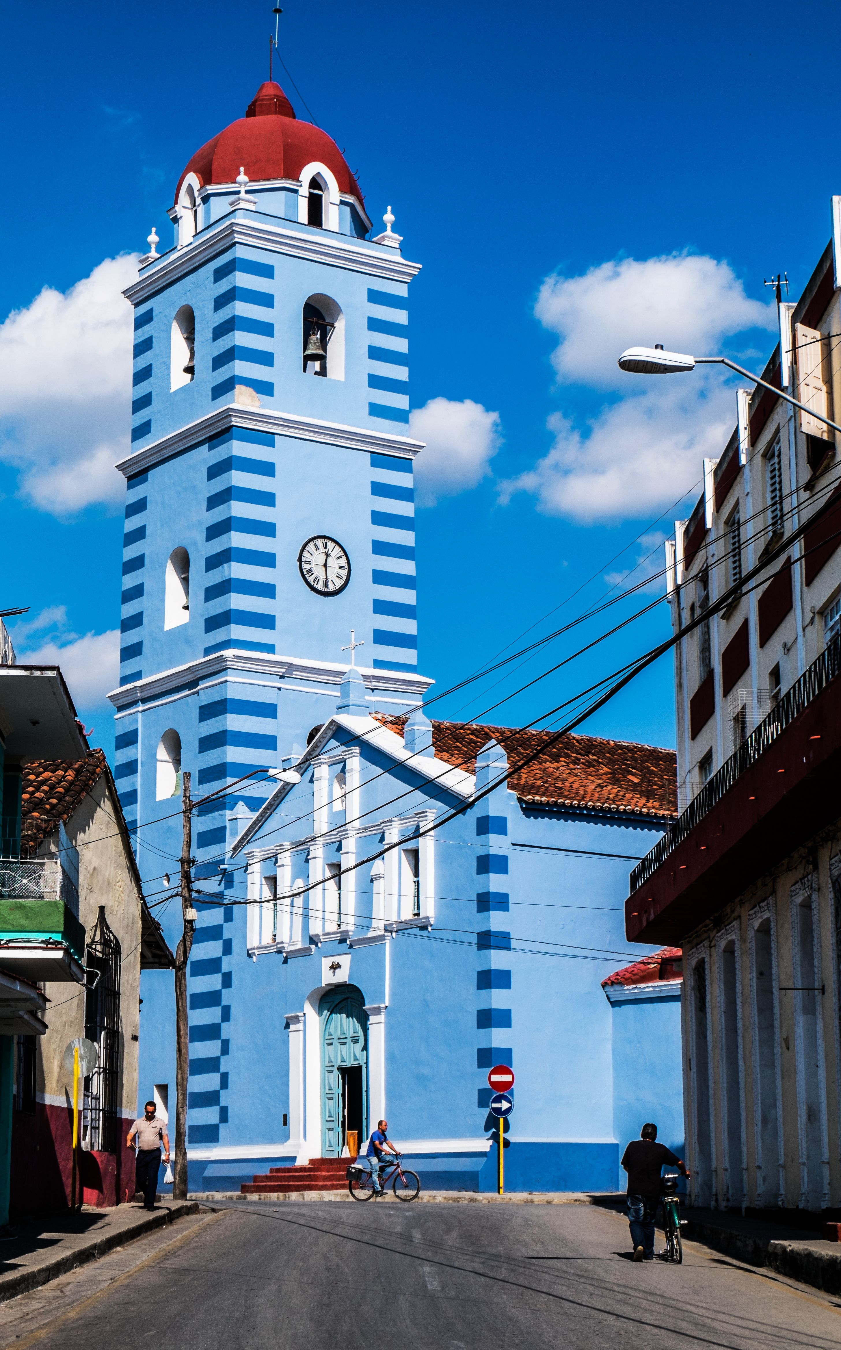 colorful church in Cuba
