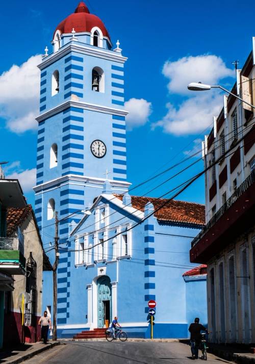colorful church in Cuba
