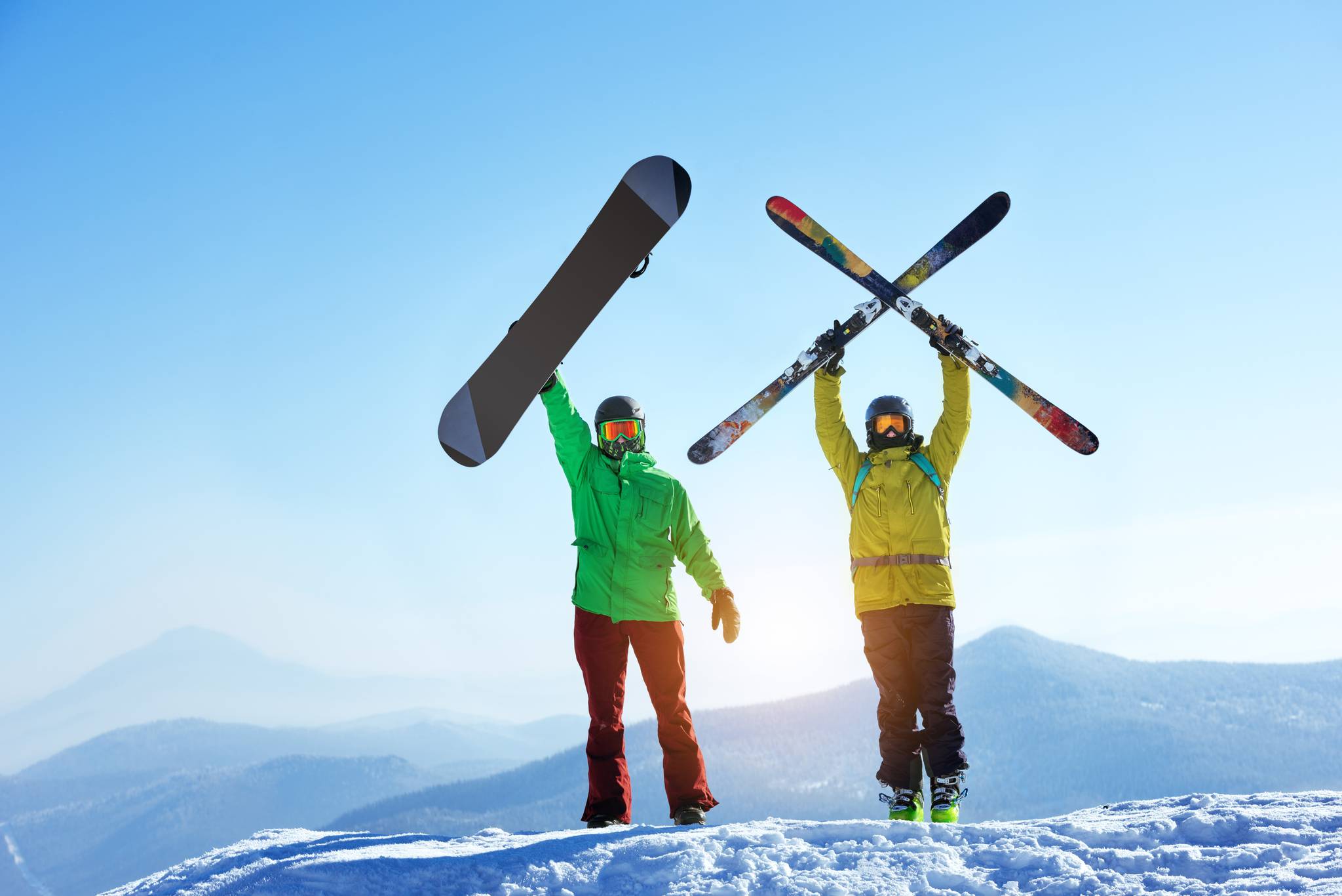 snowboard in austria