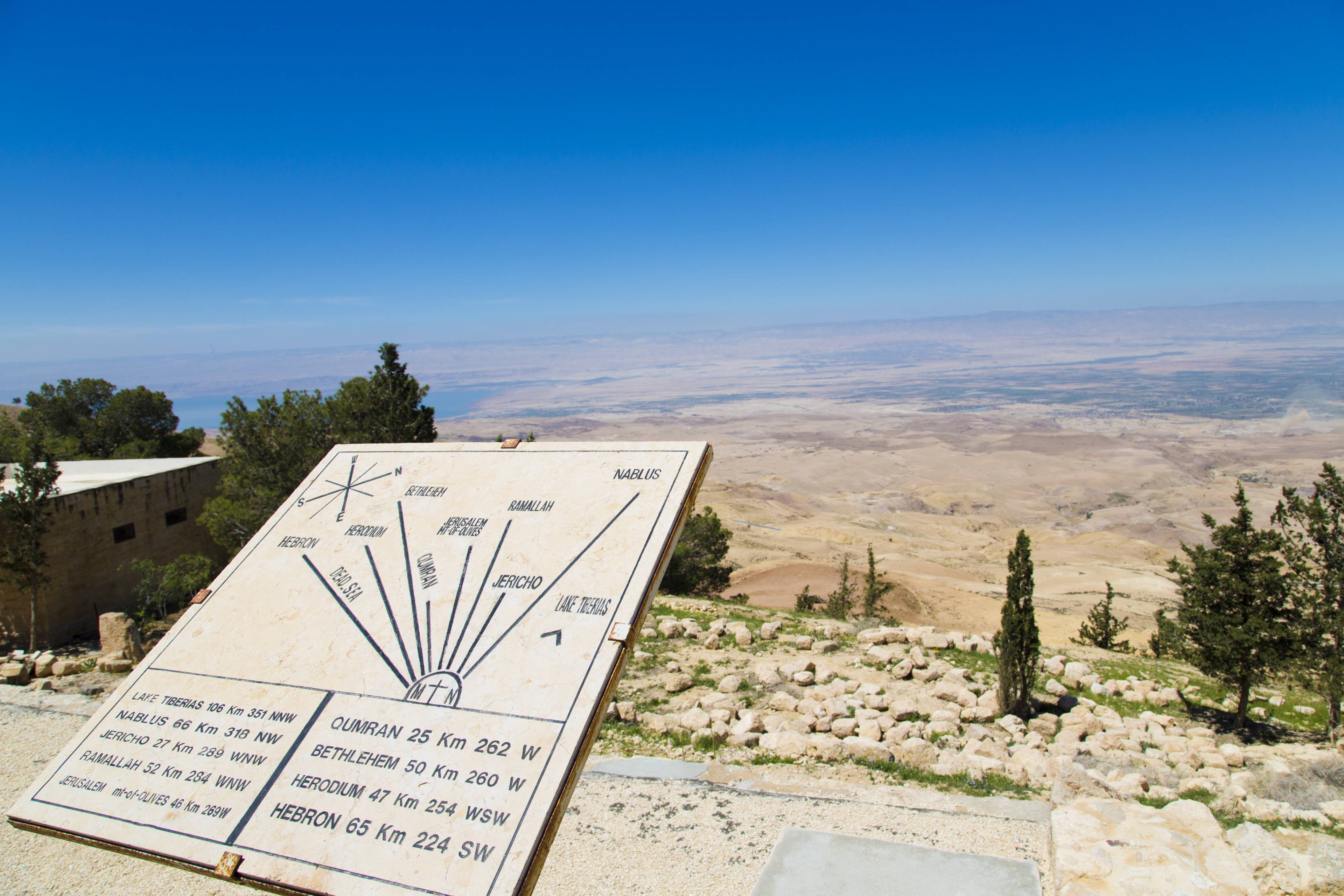 panorama monte nebo giordania