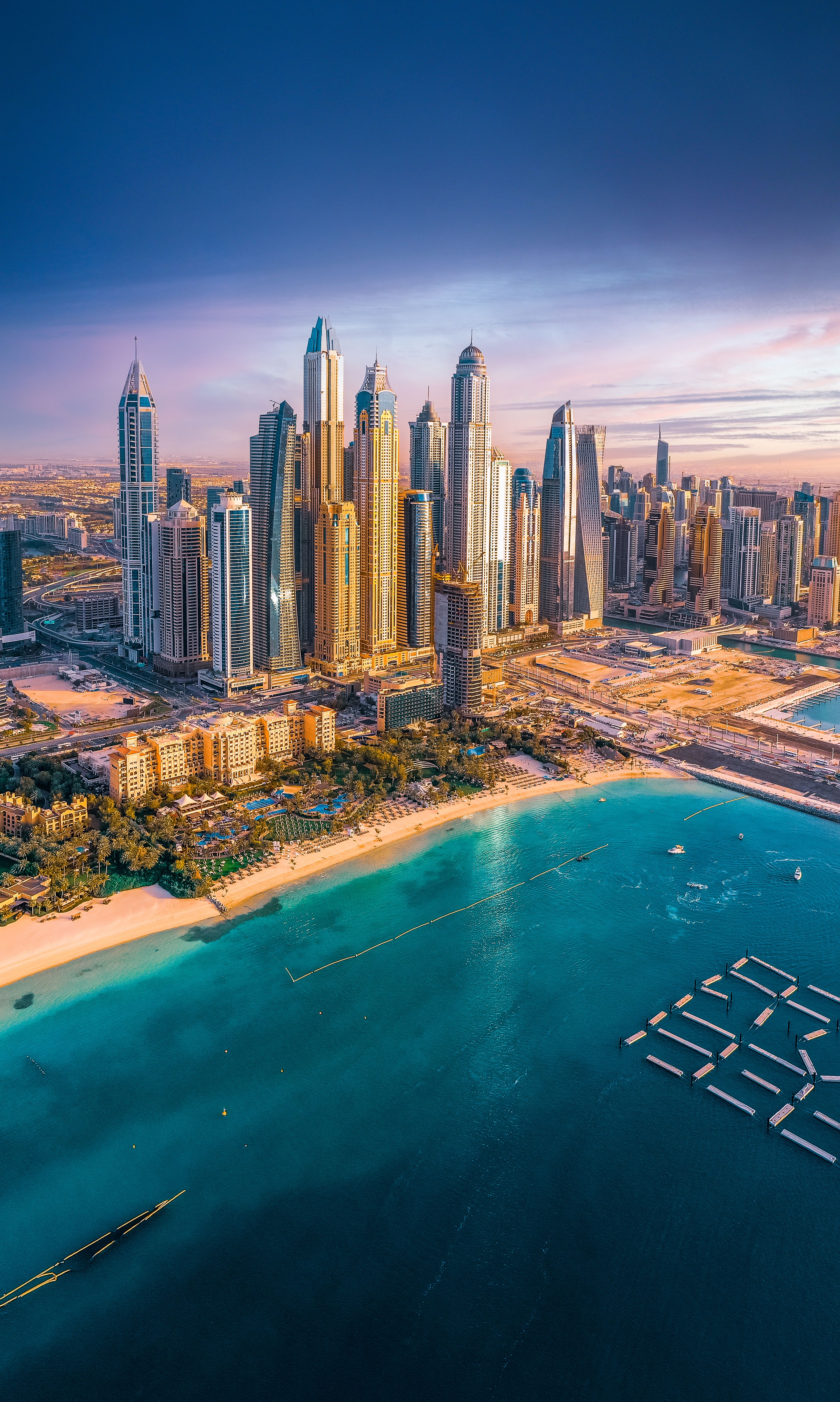 dubai vista dall alto