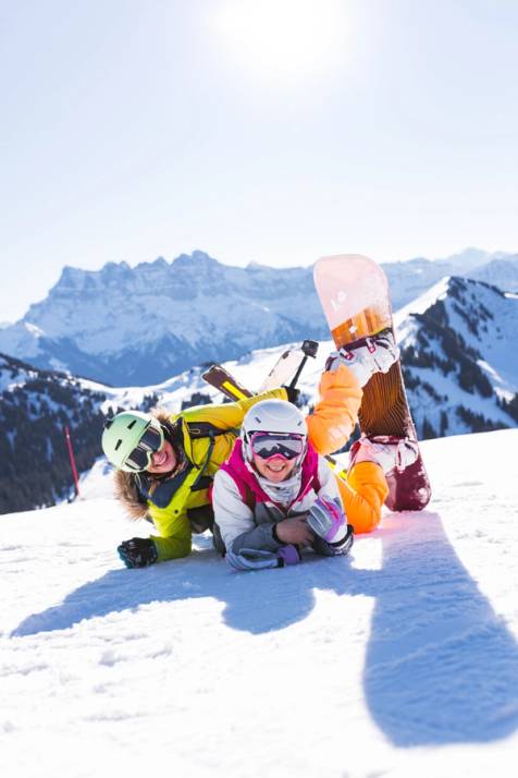 snowboard in austria