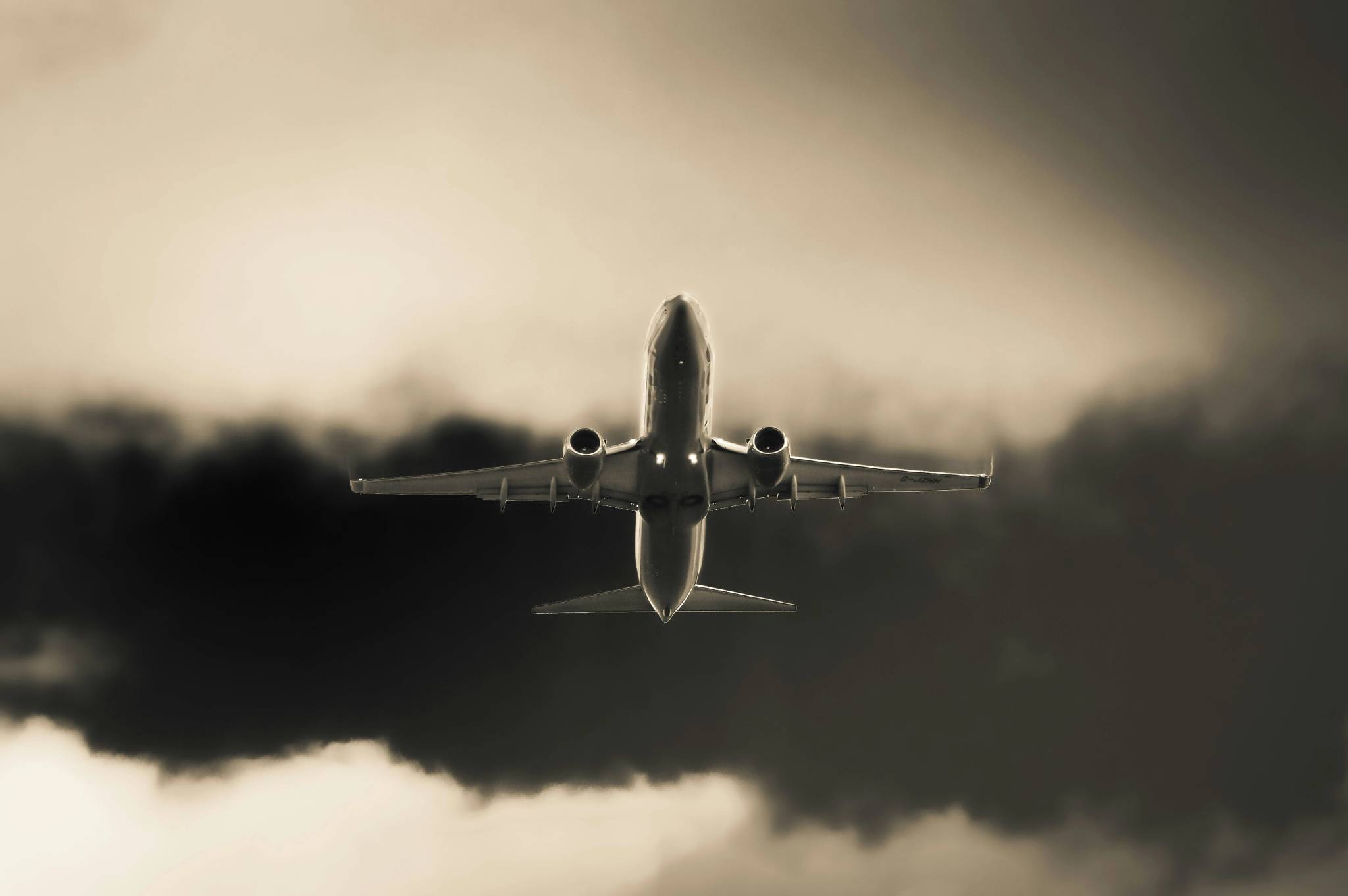 aereo in volo