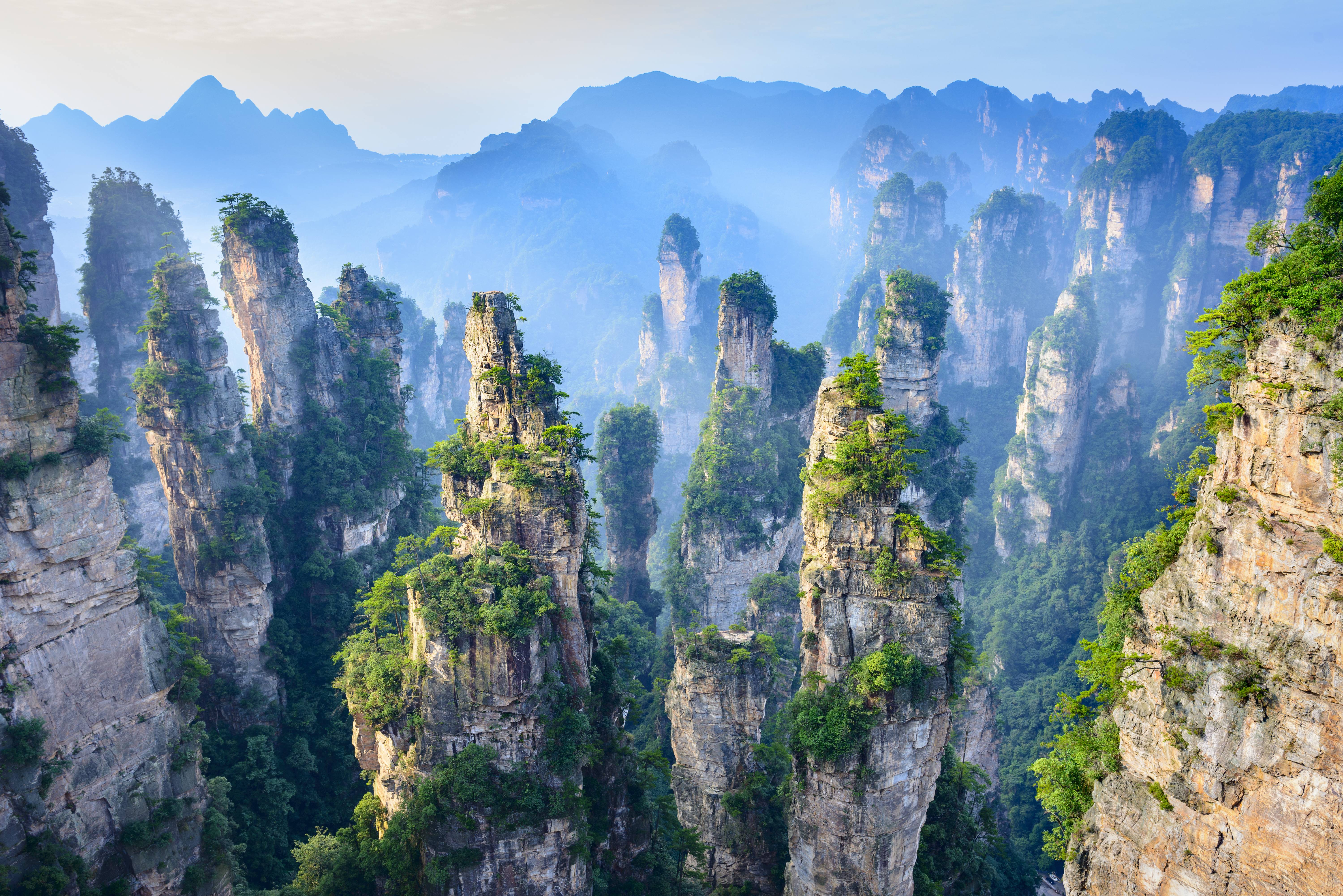 montagne di avatar in cina