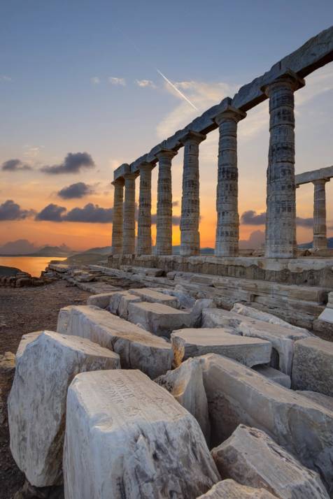 tempio capo sounion grecia