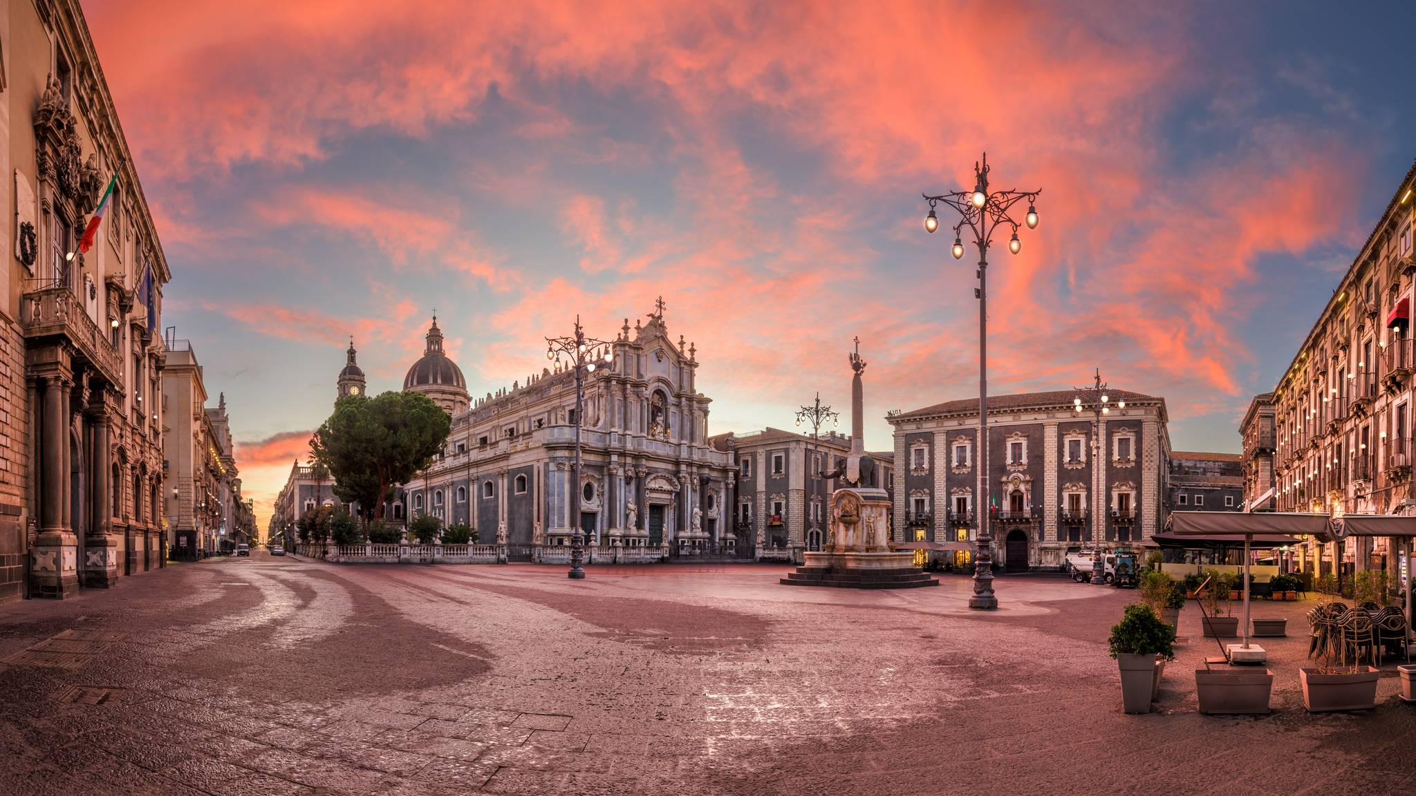 tramonto a catania