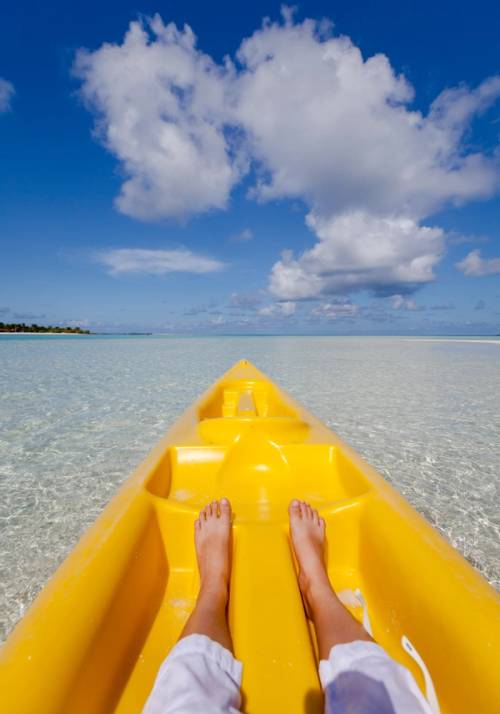 come farsi una foto in kayak
