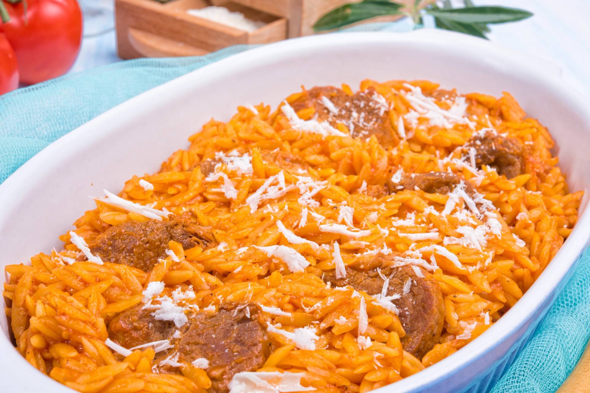 sformato di carne e pasta greco