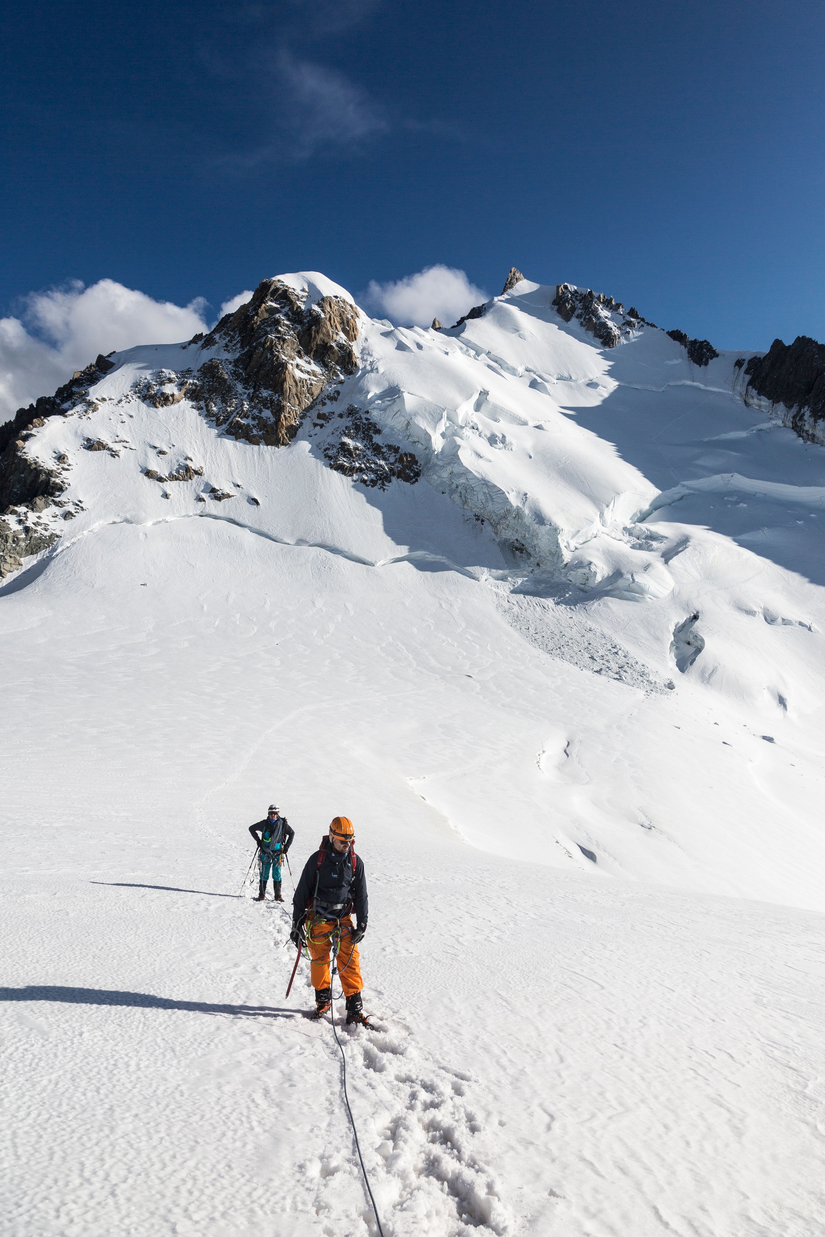 ciaspolata sul monte bianco