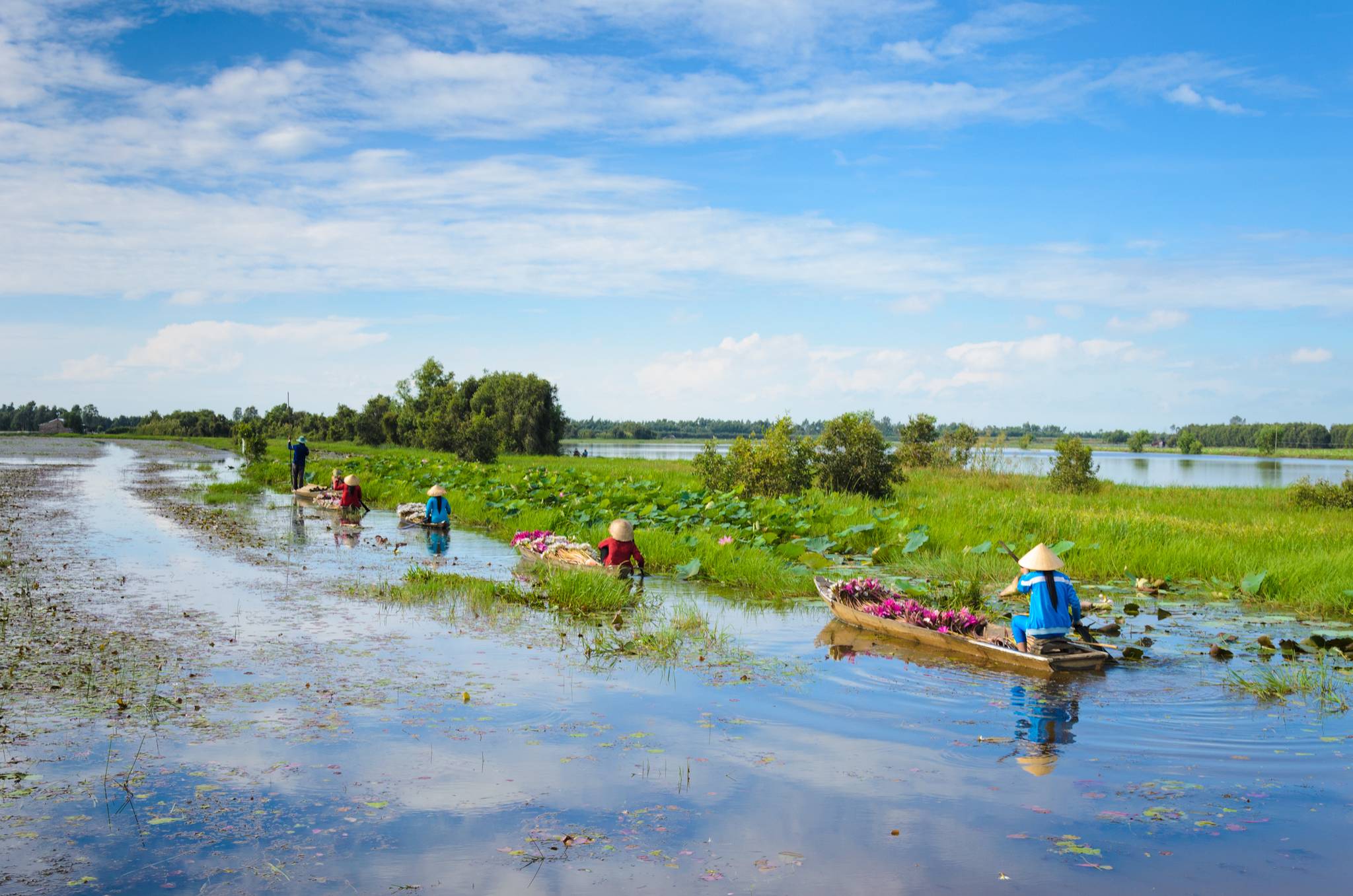 barche sul delta
