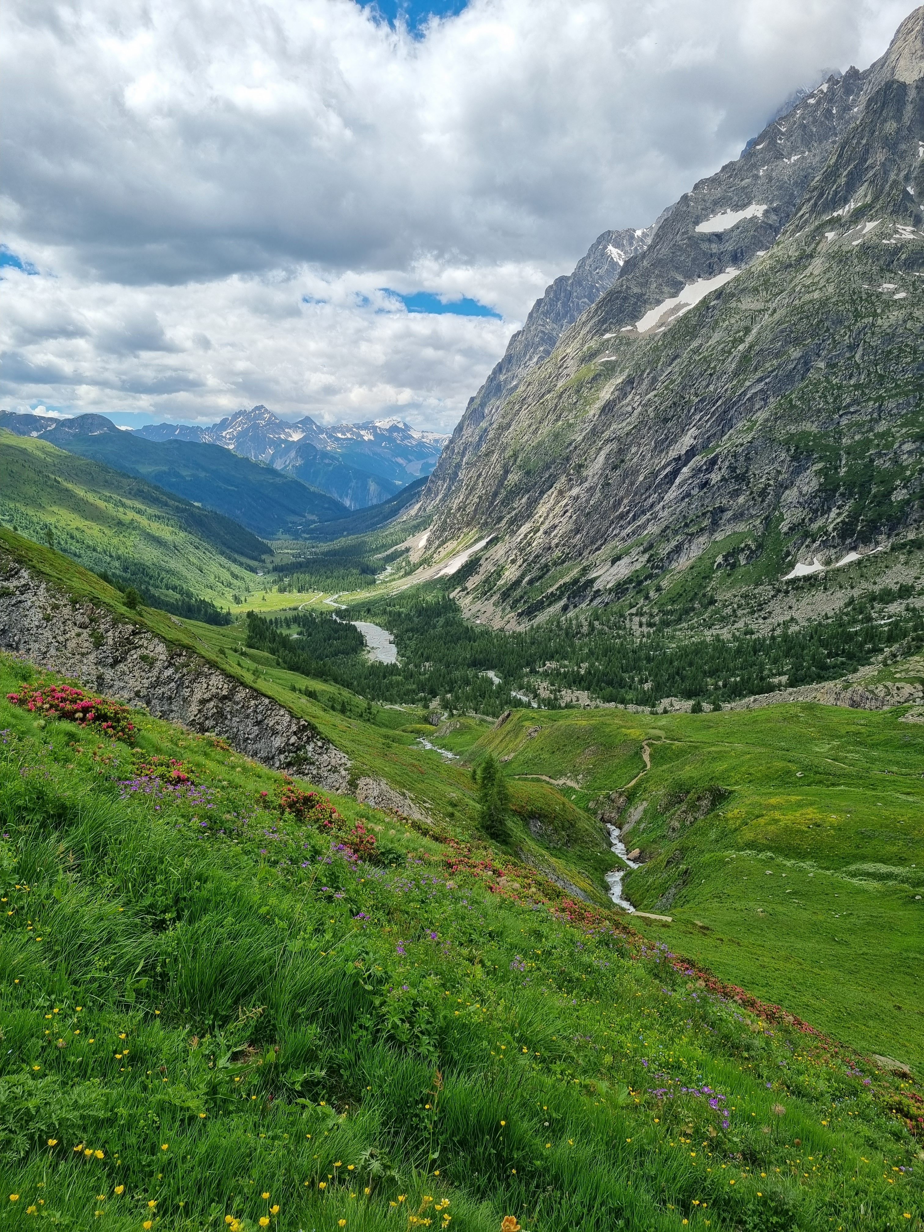 panorama della val ferret