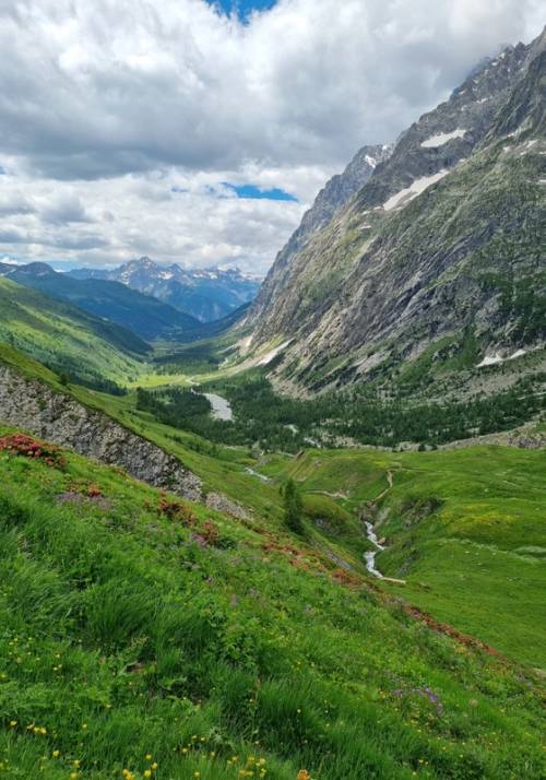 panorama della val ferret