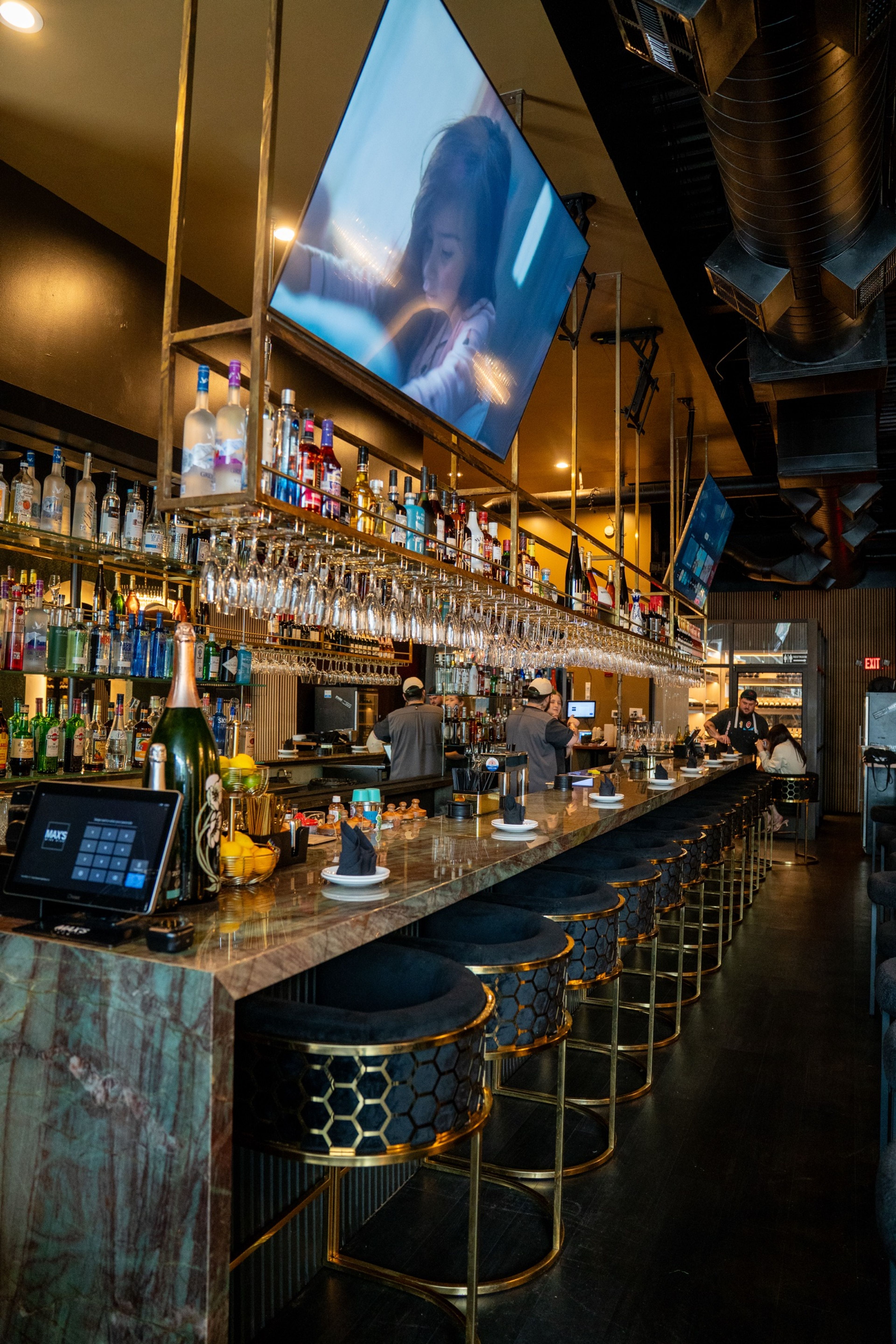 Happy hour at the bar