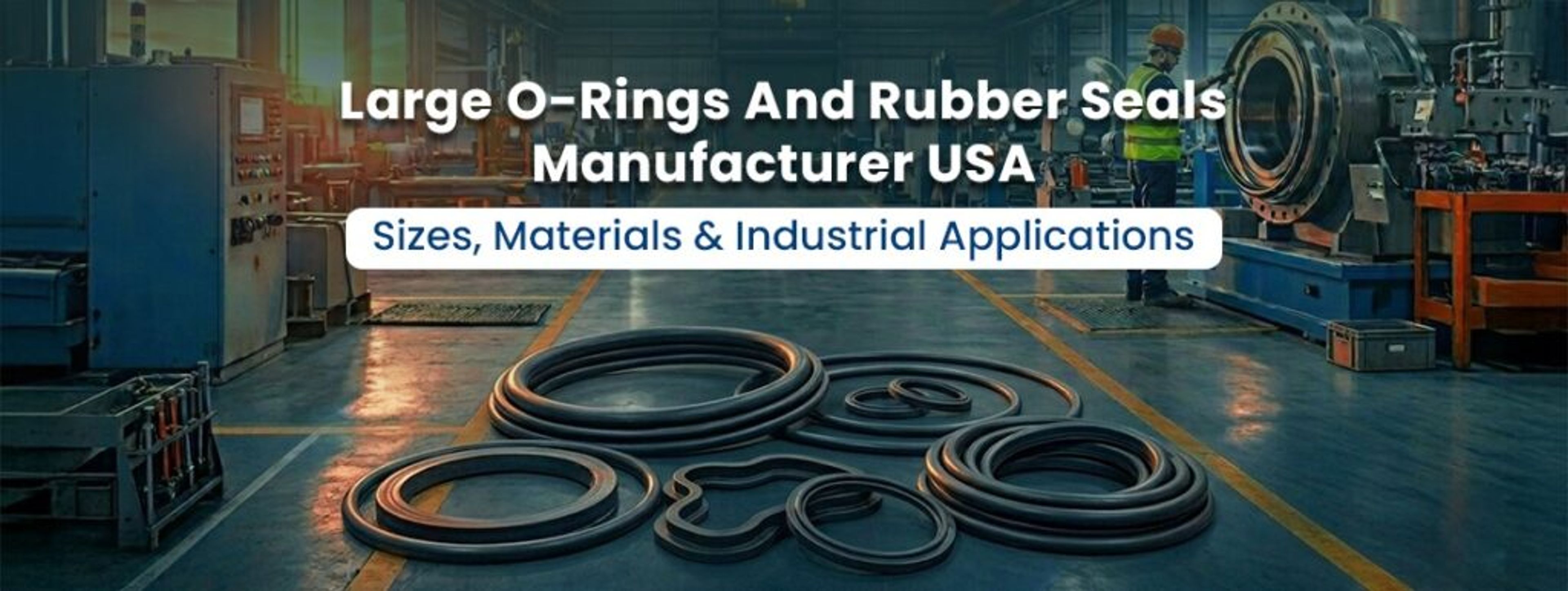 Large O-Rings & Rubber Seals Manufacturer in the USA: Sizes, Materials & Industrial Applications