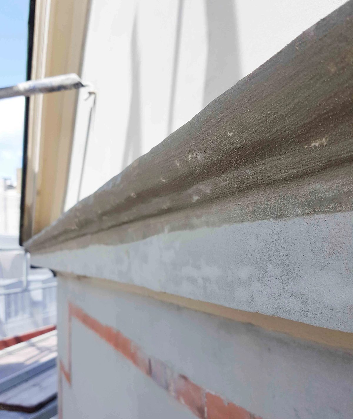 Facaderenovering af butiksfacade, København. Dekoration og murværk. Efter arbejdet.