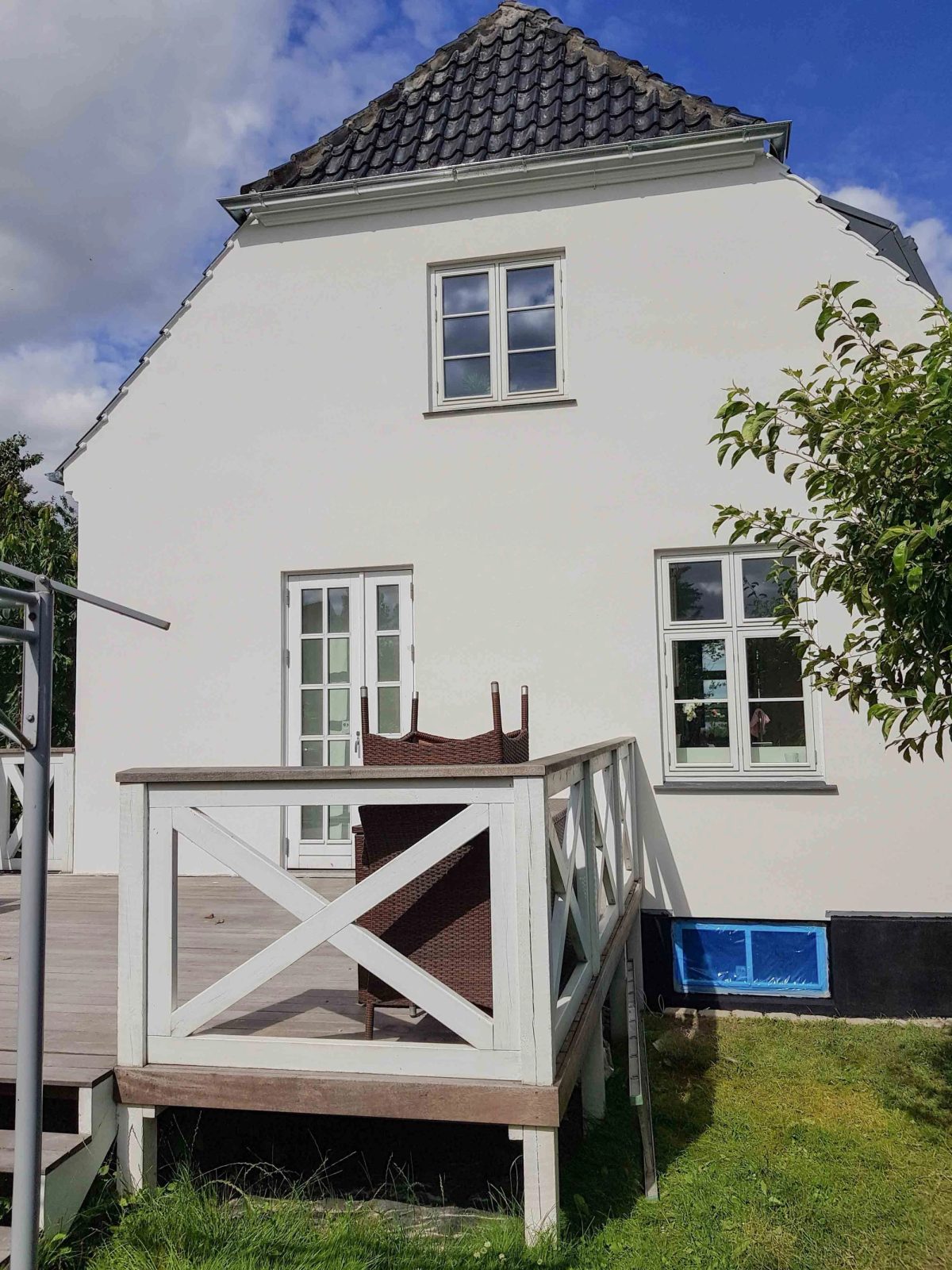 Hvid facaderenovering, Frederiksberg. Efter arbejdet.