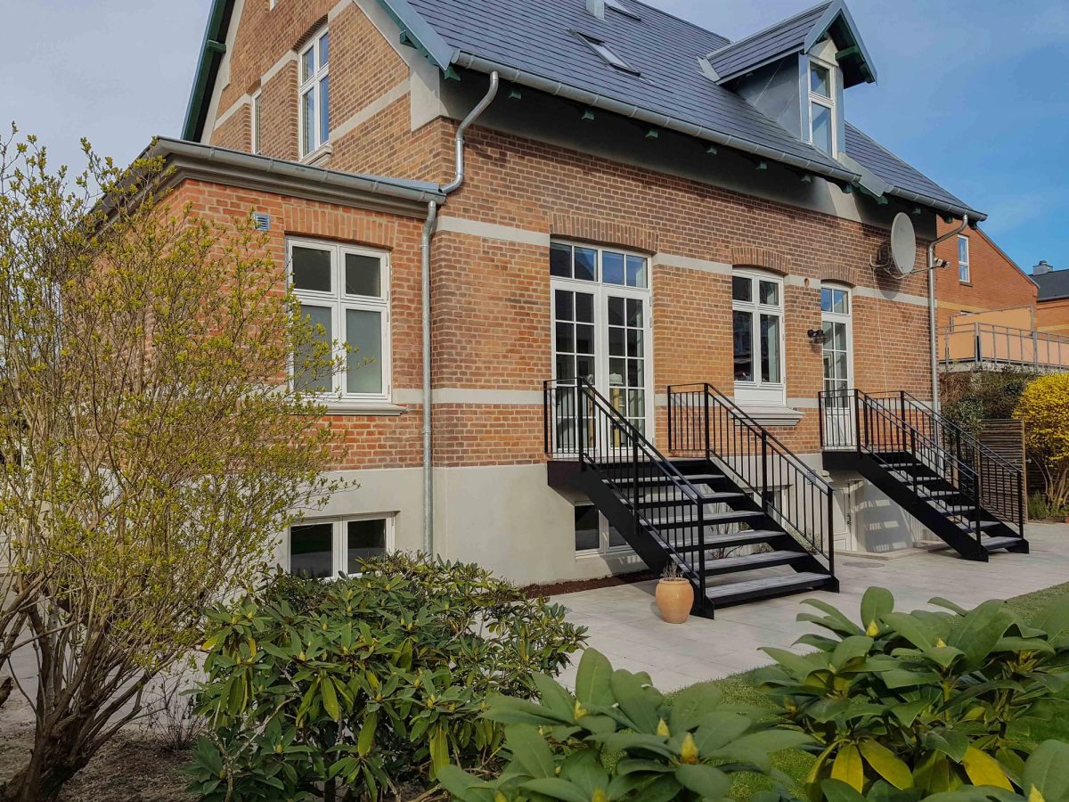 Facade- og tagrenovering, Hellerup. Efter arbejdet.