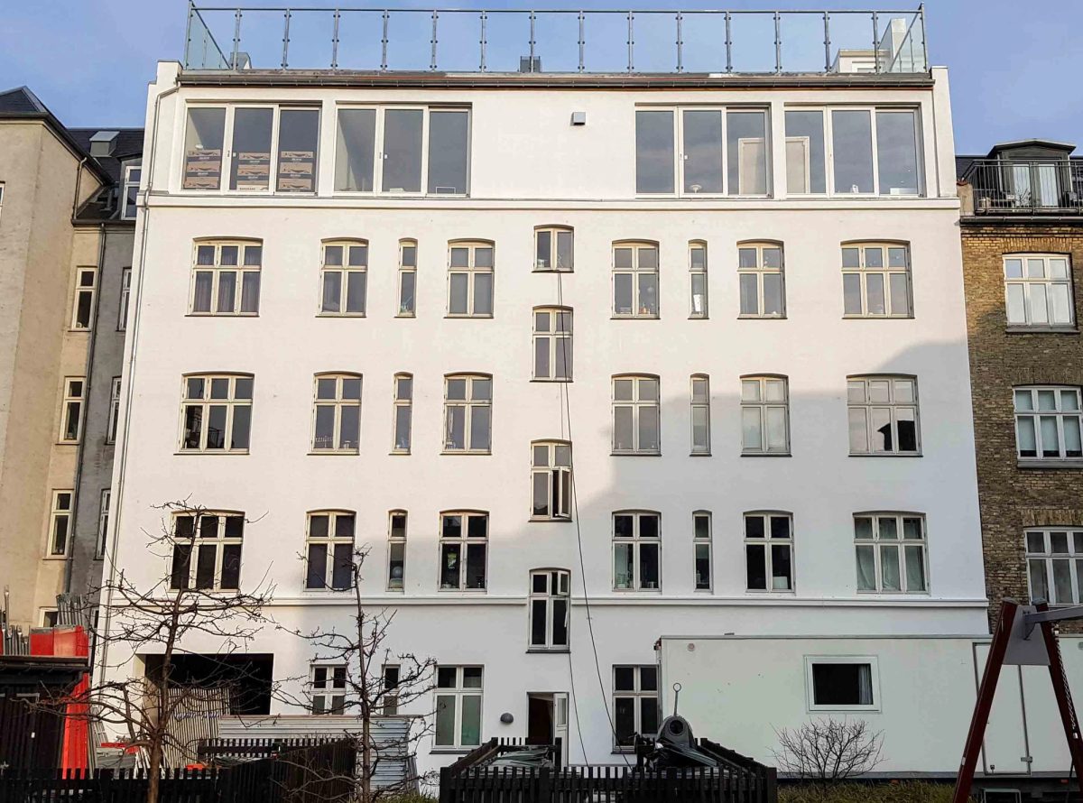 Udvendig helhedsrenovering af lejlighed, København Ø · Efter arbejdet
