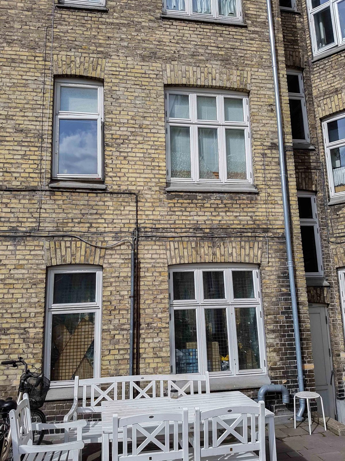 Udvendig helhedsrenovering af lejlighed, København Ø