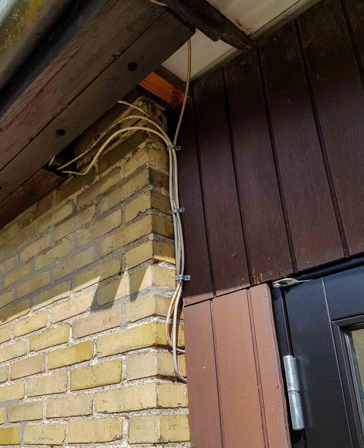 Facaderenovering af privat villa, Gentofte. Før arbejdet.