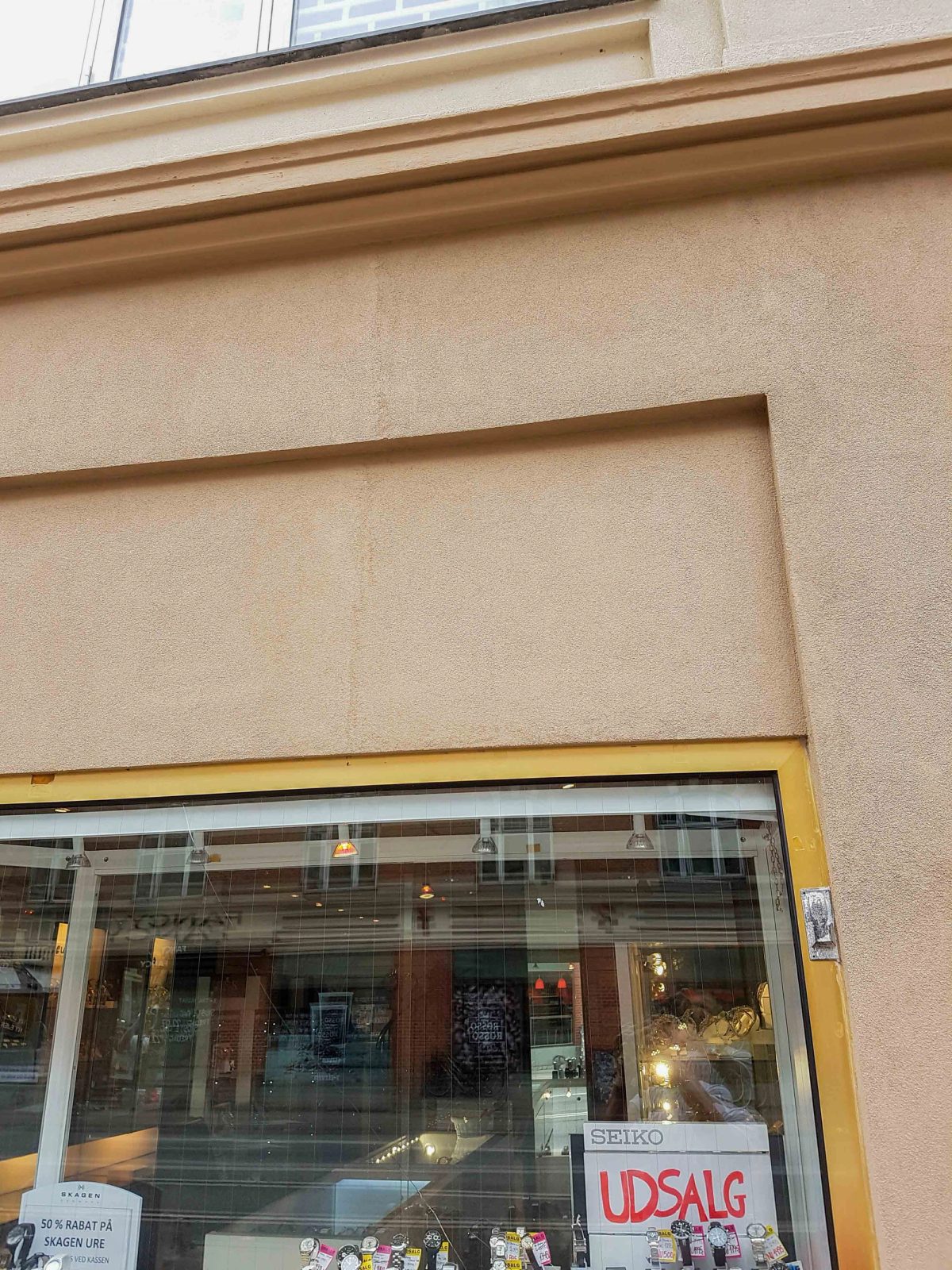 Facademaling af etageejendom, København. Efter arbejdet.