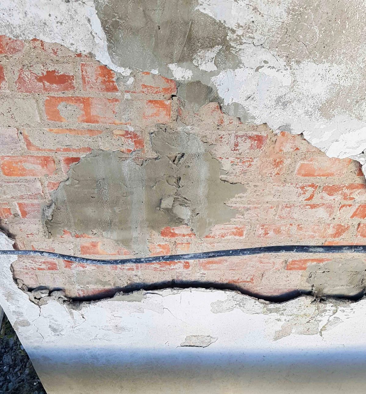 Facaderenovering af privat villa, Gentofte · Før arbejdet