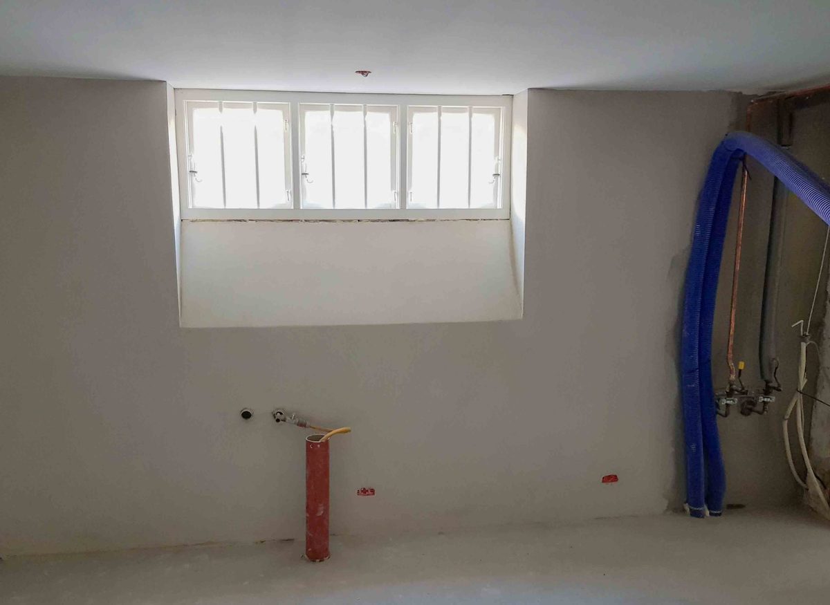 Renovering af kælder og indgangsparti, Frederiksberg. Efter arbejdet.