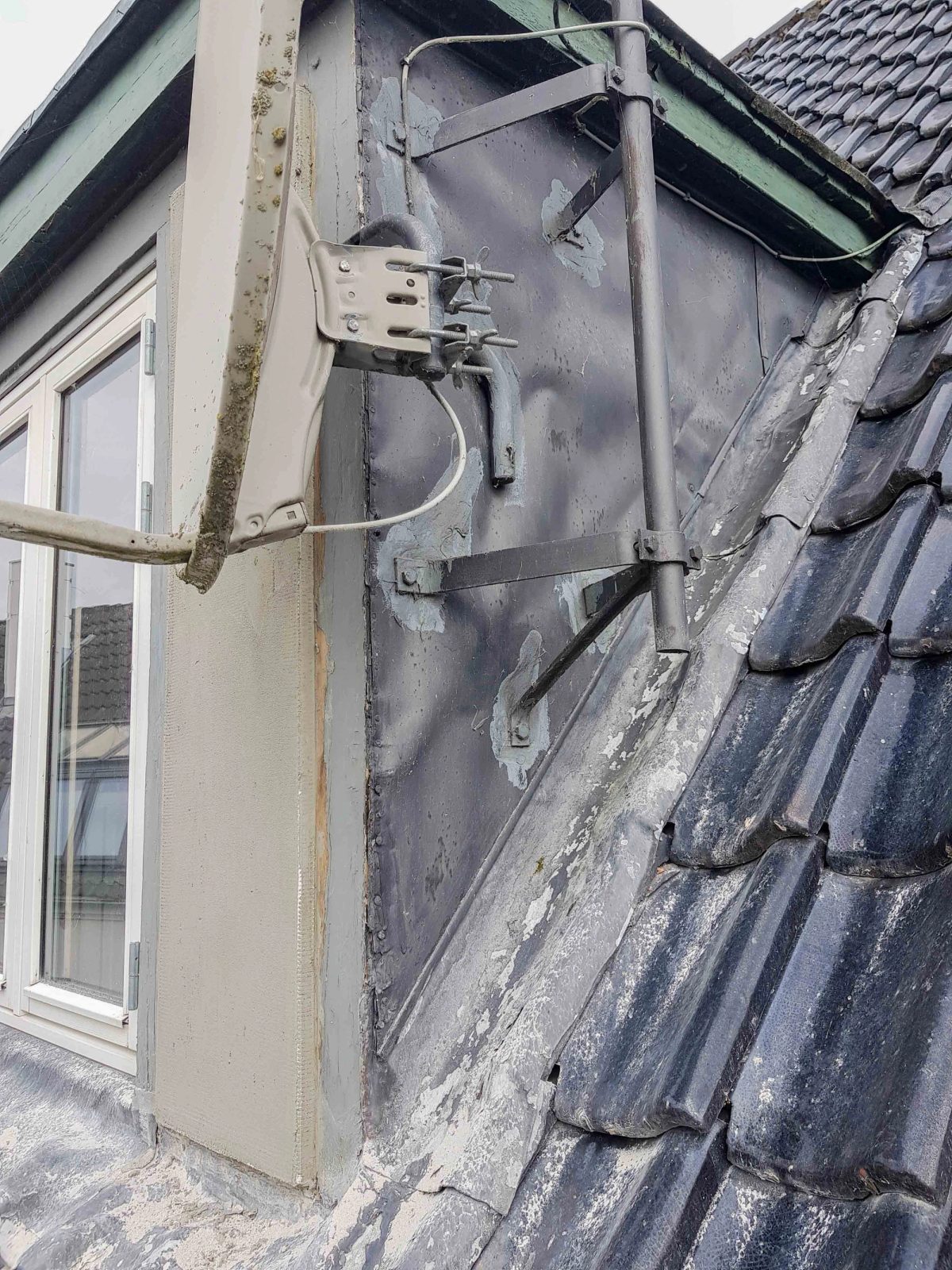 Facaderenovering af nedslidt villa, Frederiksberg. Før arbejdet.