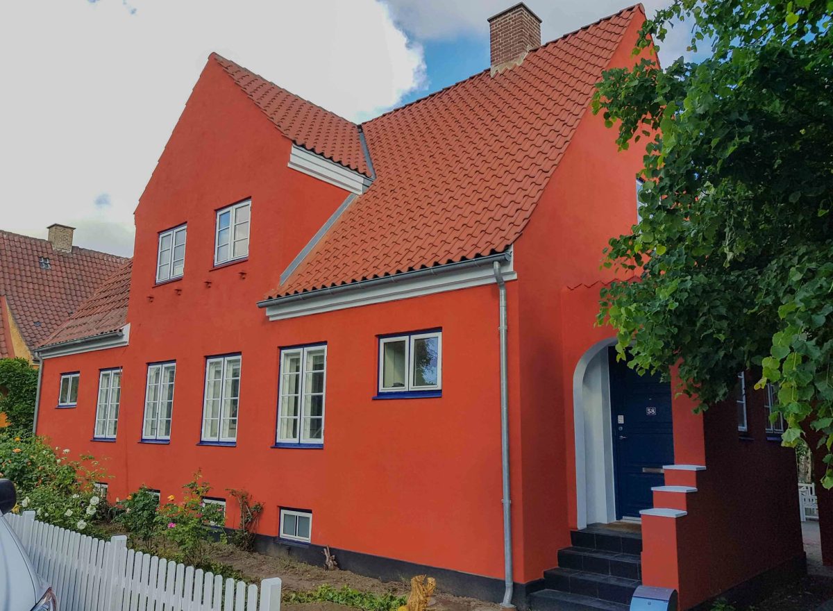 Facaderenovering af villa, Frederiksberg. Efter arbejdet.