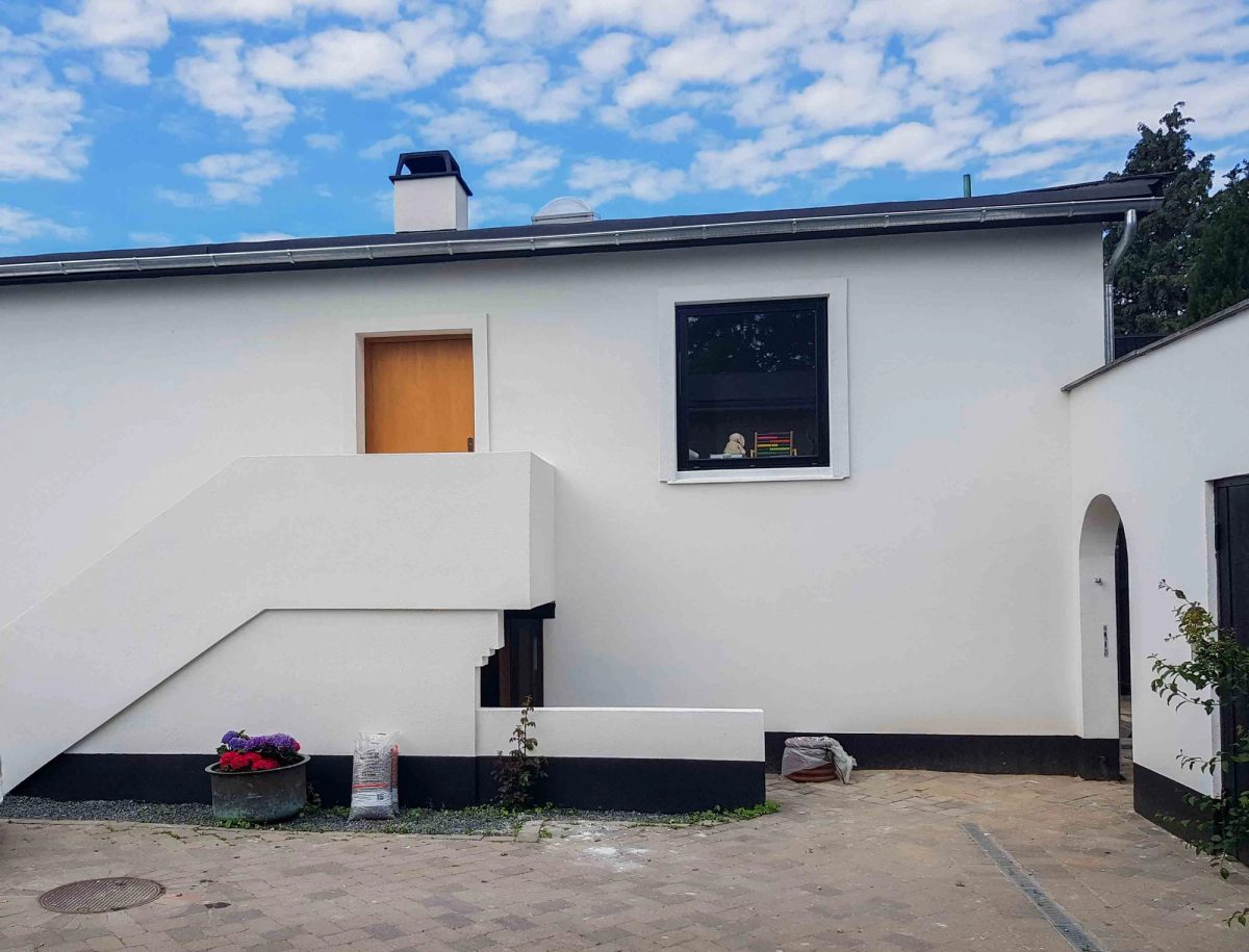 Facaderenovering af privat villa, Gentofte. Efter arbejdet.