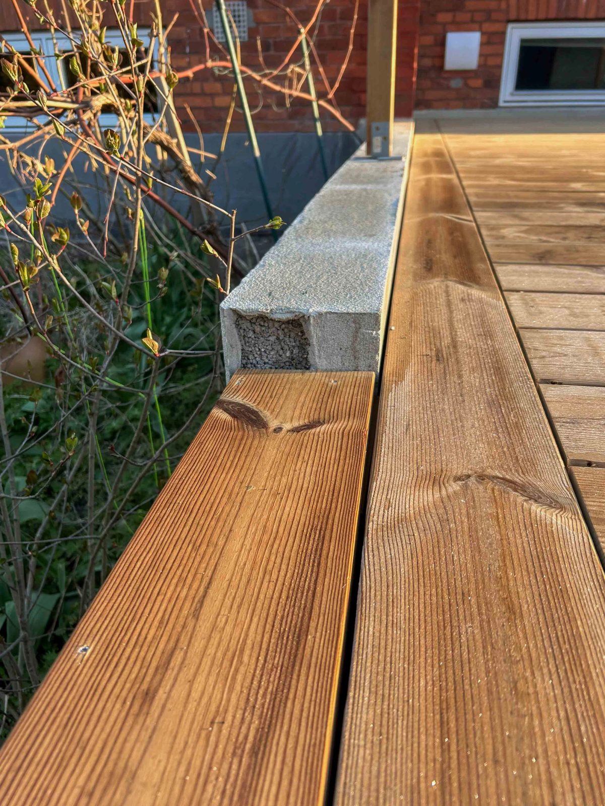 Ny terrasse, Herlev. Efter arbejdet.