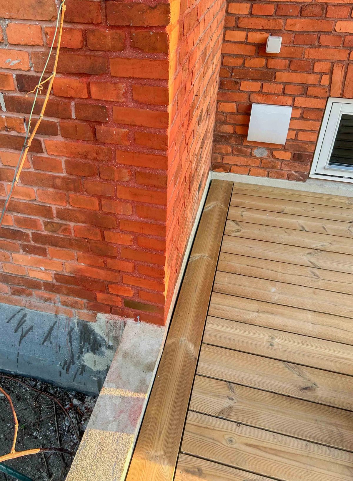 Ny terrasse, Herlev. Efter arbejdet.