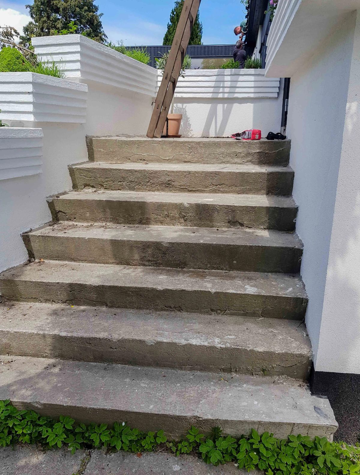 Facaderenovering af privat villa, Gentofte. Før arbejdet.