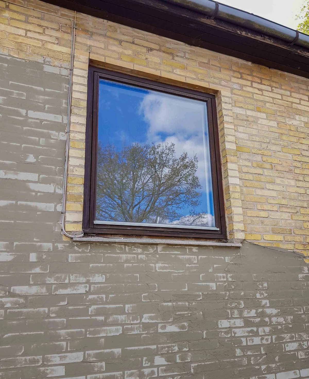 Facaderenovering af privat villa, Gentofte. Før arbejdet.